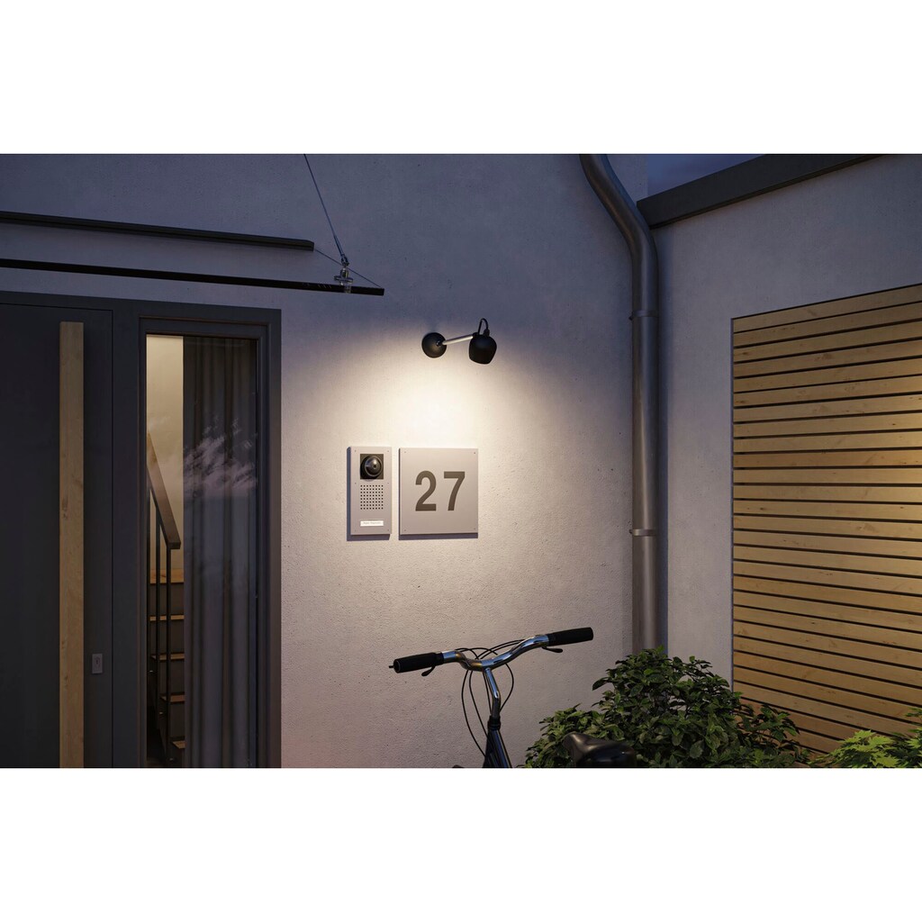 Paulmann LED Gartenleuchte »Outdoor 230V Wall Kikolo Insect friendly ZigBee«, 1 flammig-flammig