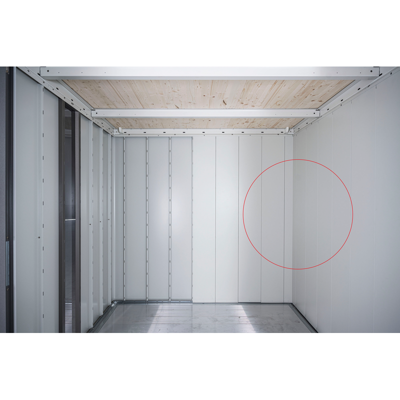 BIOHORT Gerätehaus-Innenwand Innenverkleidung für Gerätehaus Neo 2D/4B weiß