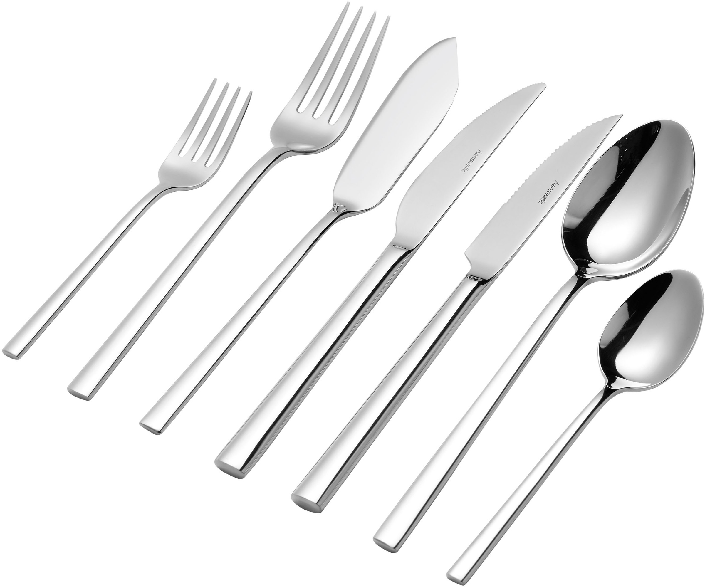 Hanseatic Besteck-Set »SMART, glänzend« leichtes und minimalistisches Desig günstig online kaufen