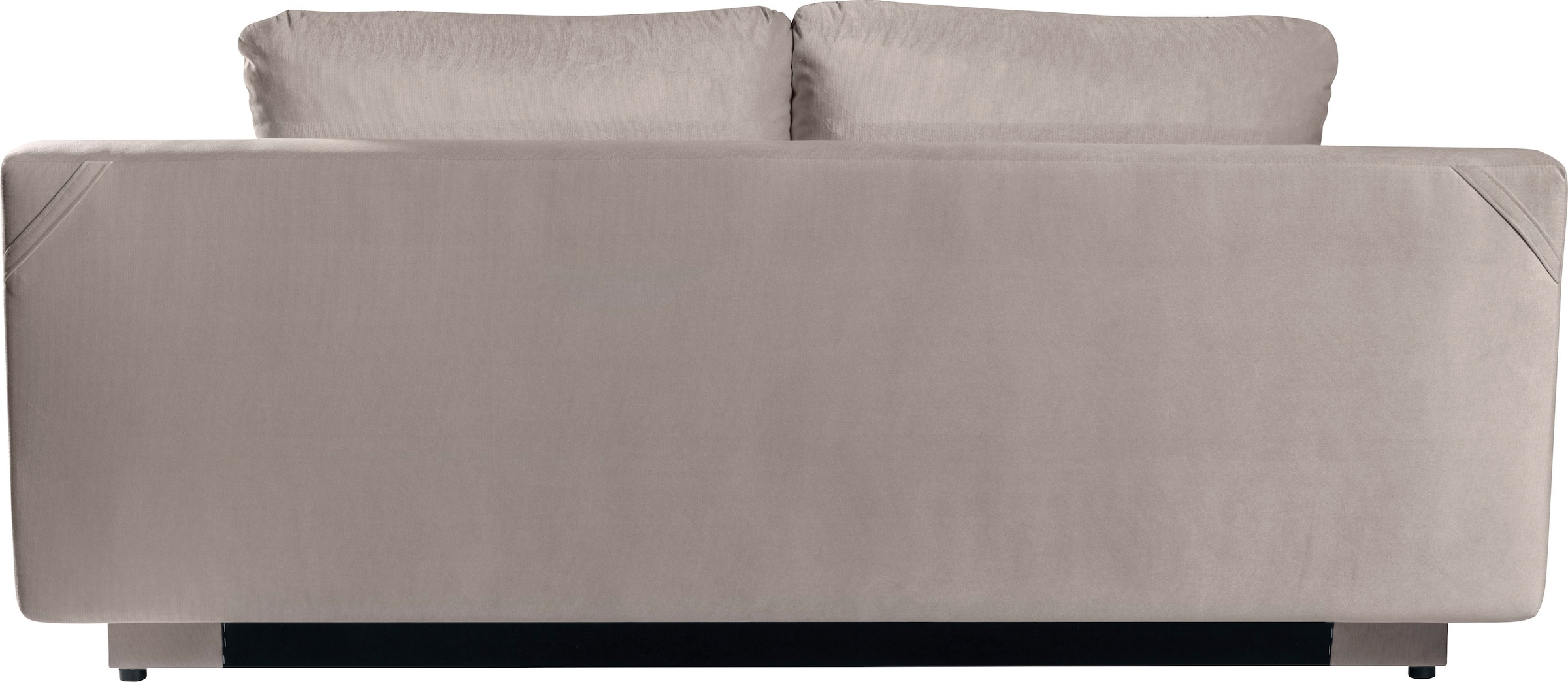 WERK2 Schlafsofa »Rosso Breite 202 modern & bequem, Federkern, Bettkasten, Bettfunktion« Cord, Schlaffunktion, Bettkasten