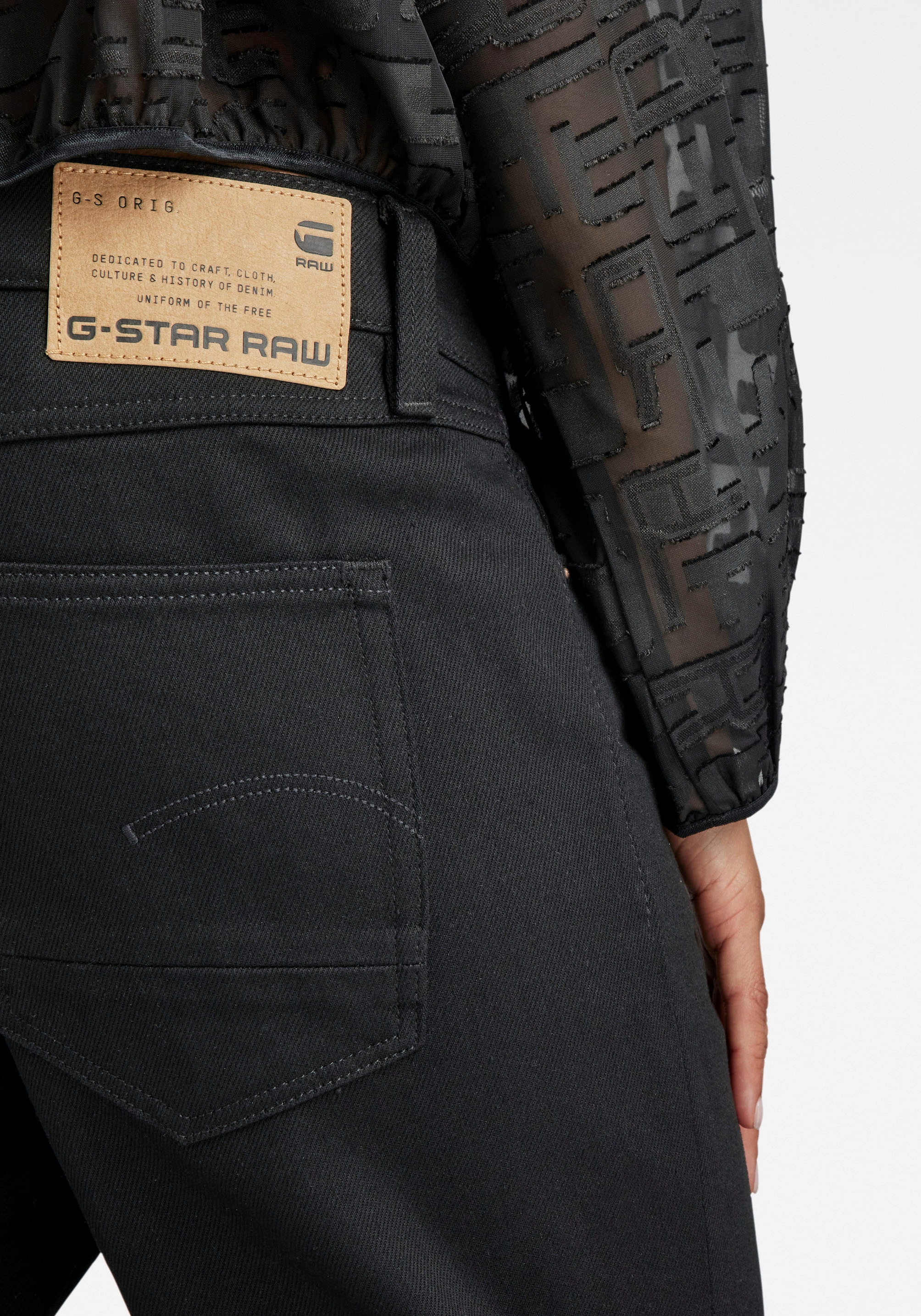 G-STAR Boyfriend-Jeans »Kate«, Baumwollstretch Denim Qualität für hohen Tragekomfort
