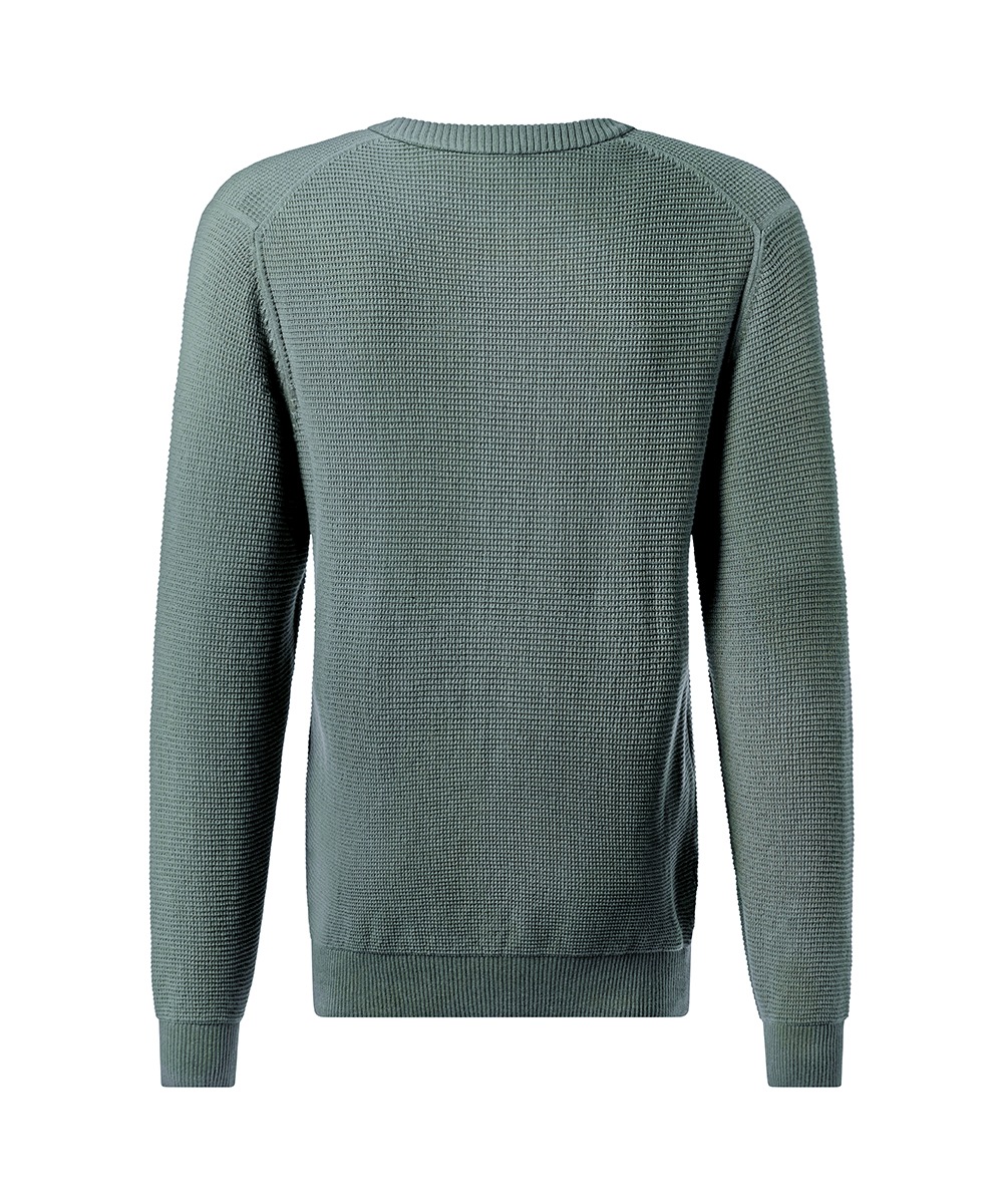 Pierre Cardin Rundhalspullover, mit Struktur