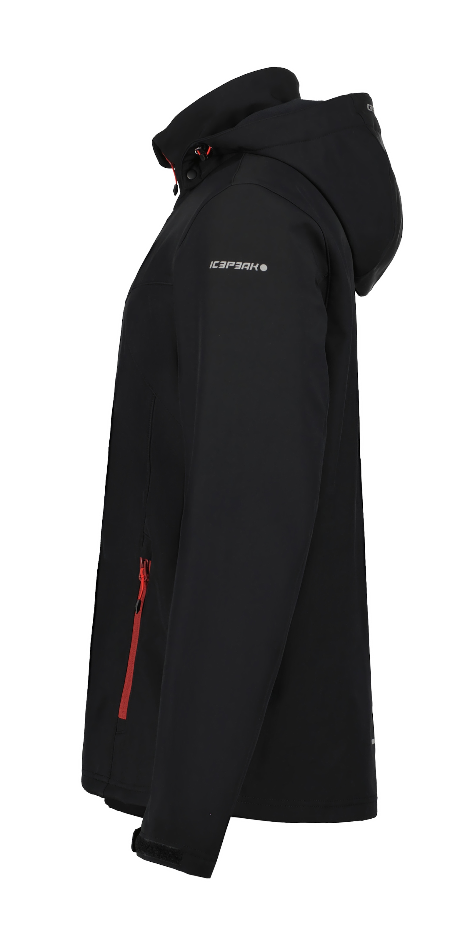 Icepeak Softshelljacke »BRIMFIELD«, (1 St.), mit Kapuze, mit dezenten Logoschriftzügen