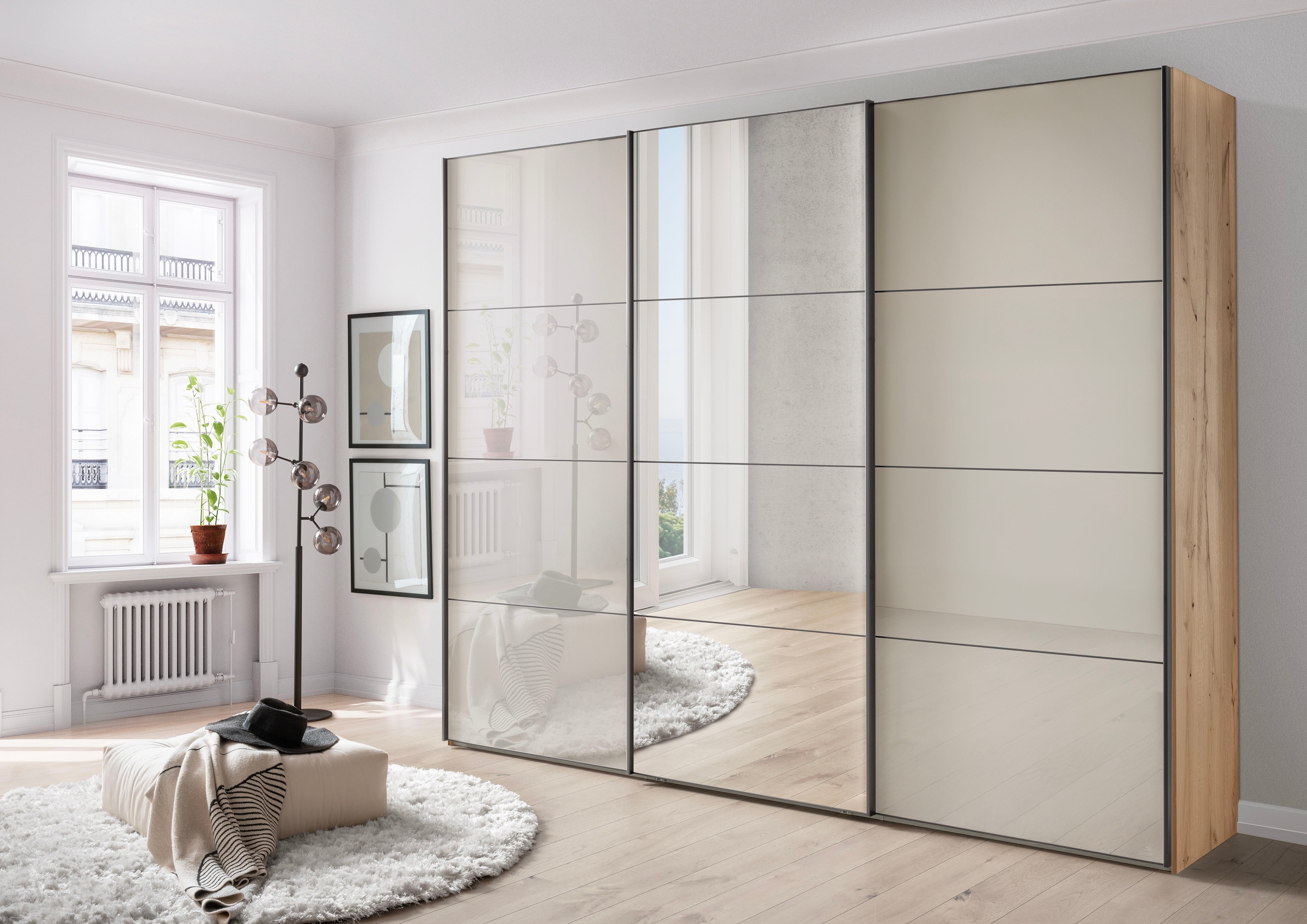 WIEMANN Schwebetürenschrank »Phoenix, Made in Germany, modernes Design, Hig günstig online kaufen