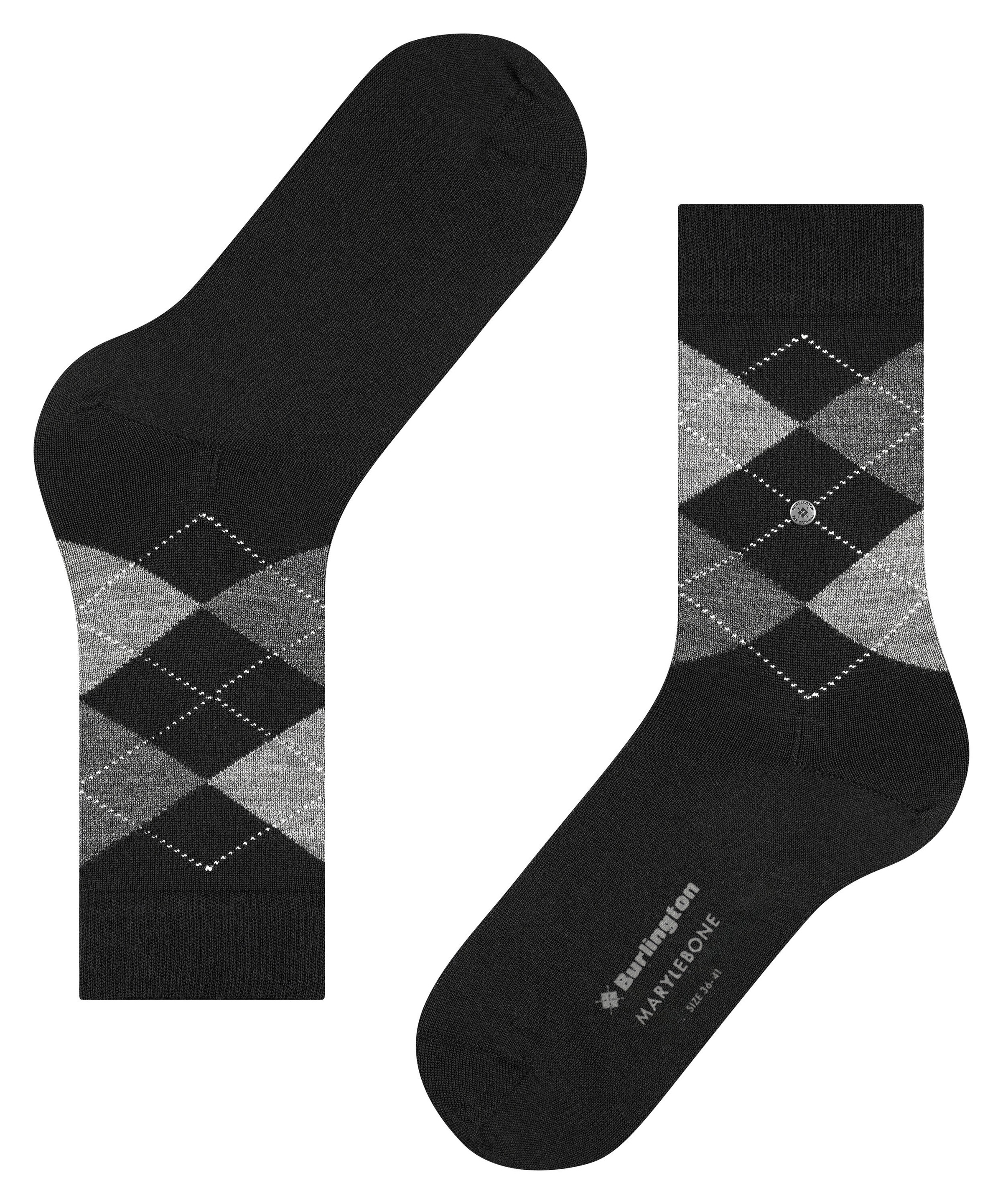 Burlington Socken »Marylebone« atmungsaktiv, besonders weich, temperaturausgleichend und wärmen