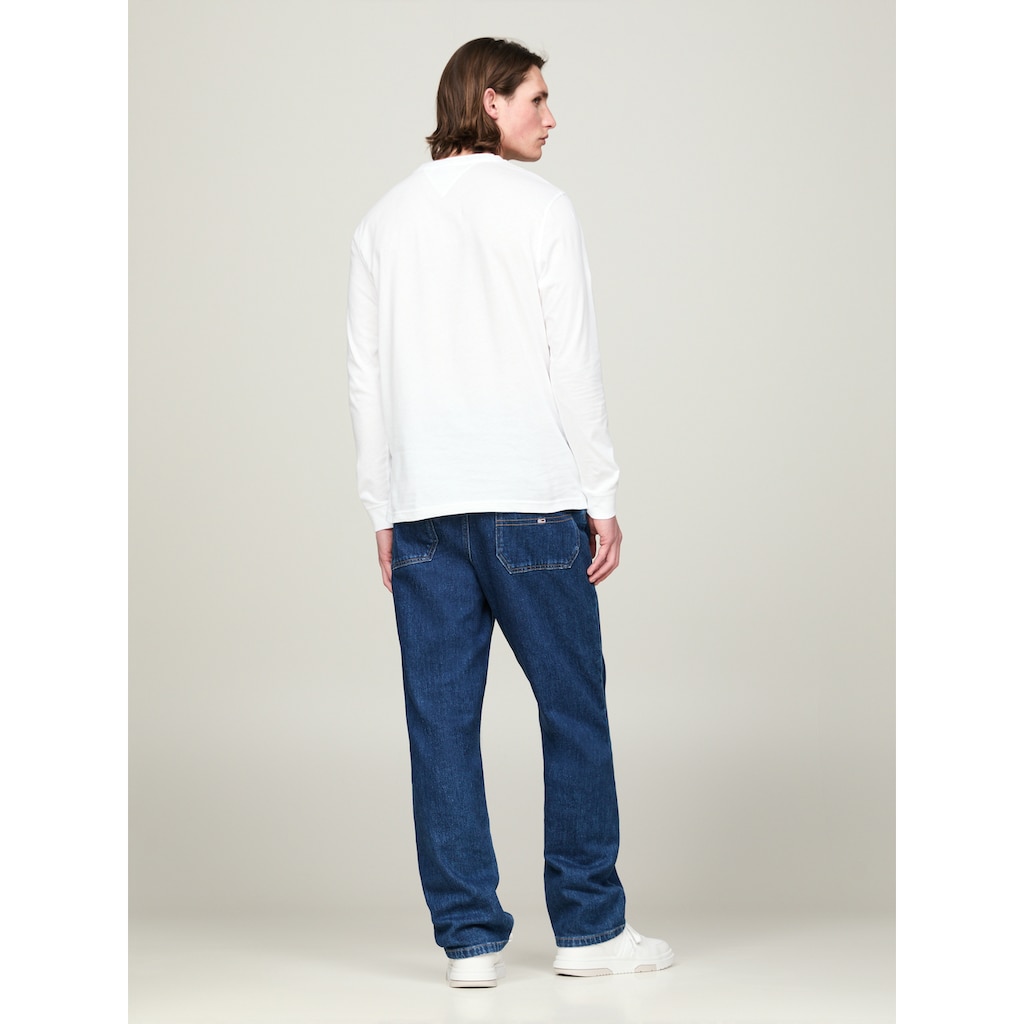 Tommy Jeans Plus Langarmshirt »TJM SLIM 2PACK L/S EXT«, (Packung, 2er-Pack), mit Rundhalsausschnitt