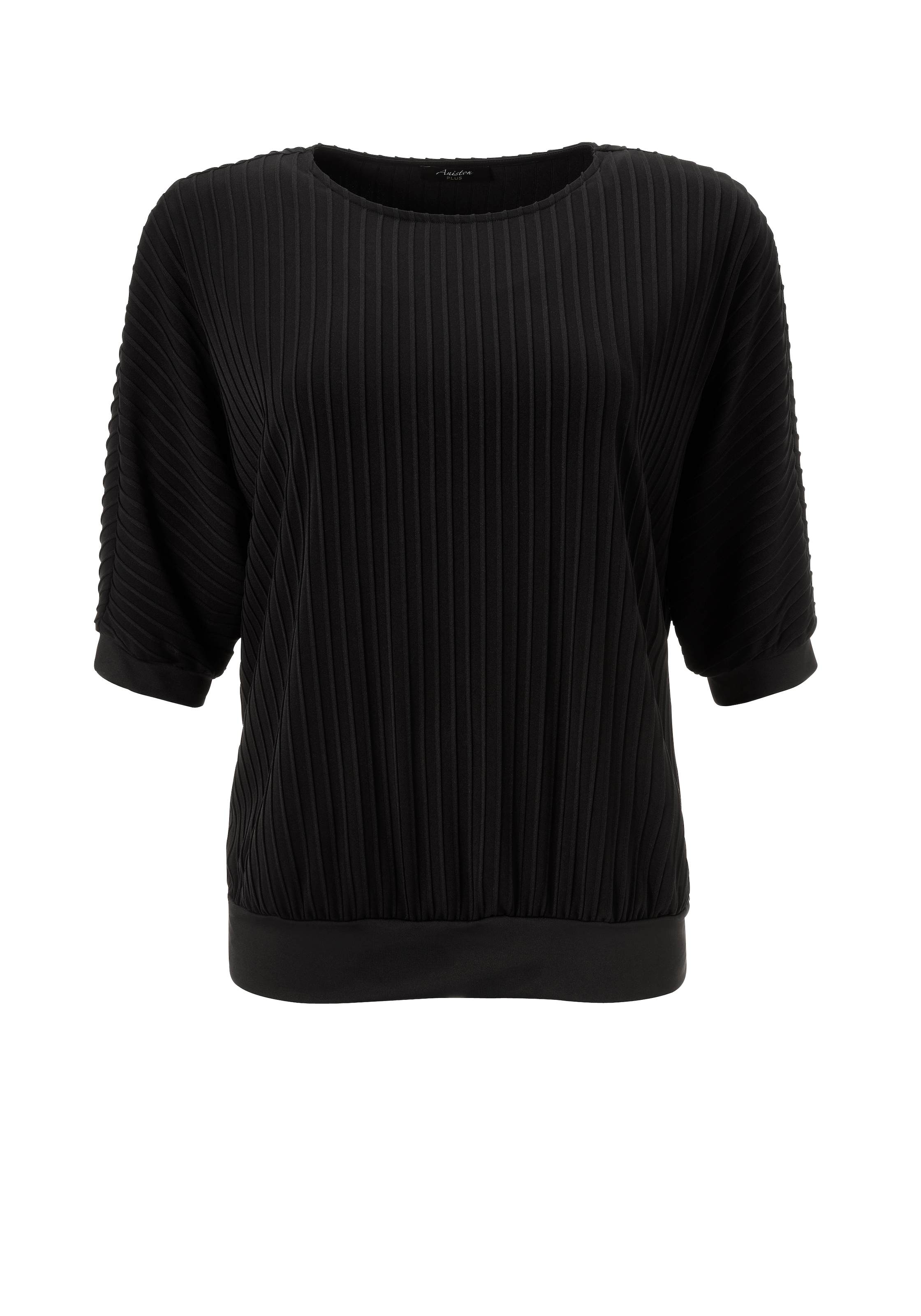 Aniston PLUS Rundhalsshirt mit interessanter Biesenstruktur - NEUE KOLLEKTION