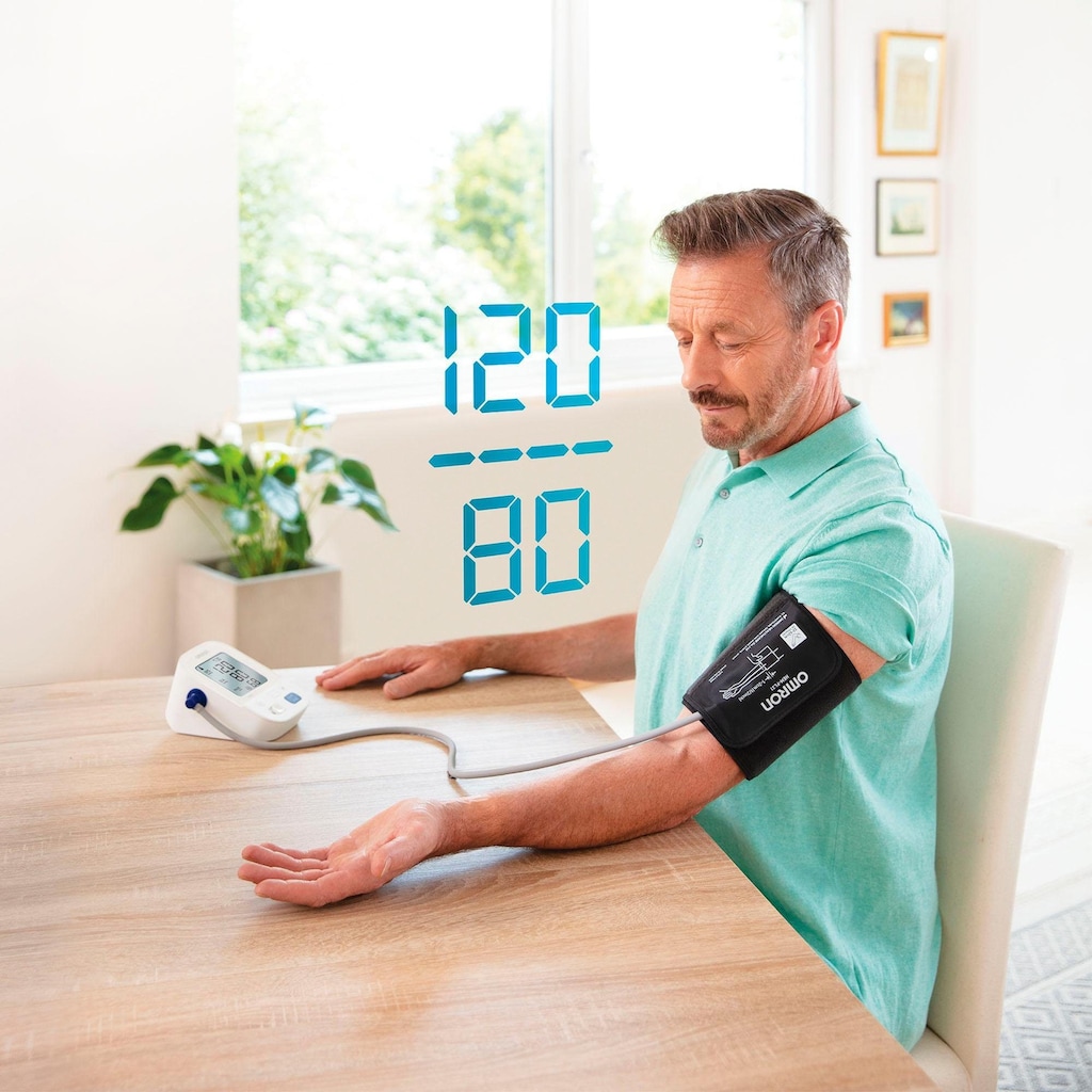 Omron Oberarm-Blutdruckmessgerät »X3 Comfort«, mit Bluthochdruckindikator