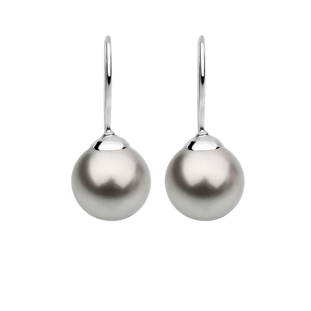 Nenalina Paar Ohrhänger »Hänger Basic Synthetische Perle 925 Silber«