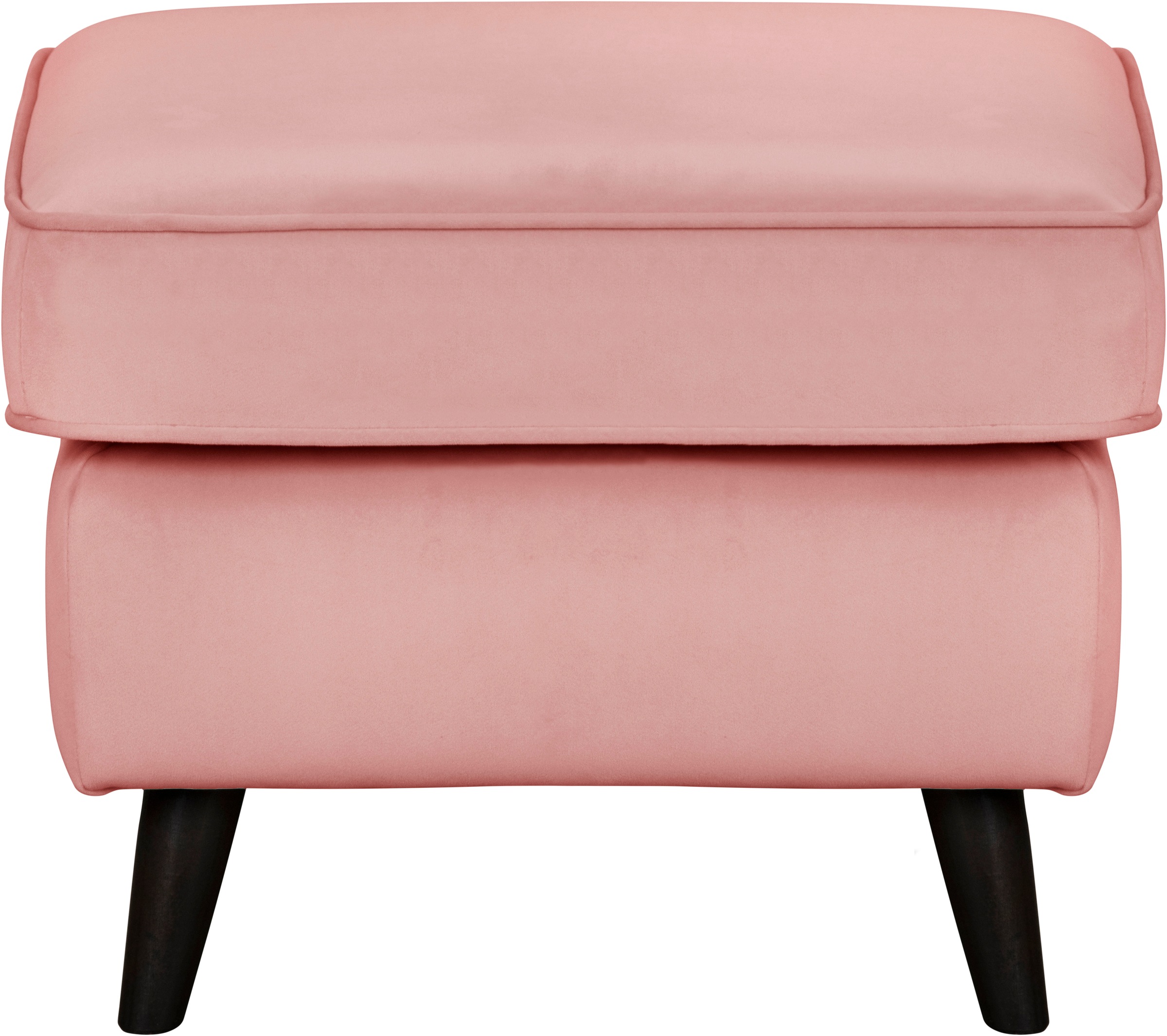 Home affaire Polsterhocker »Polsterhocker CHISTELLE, auch in Bouclé«, mit Wellenunterfederung, Maße: B/TH: 57/57/46 cm