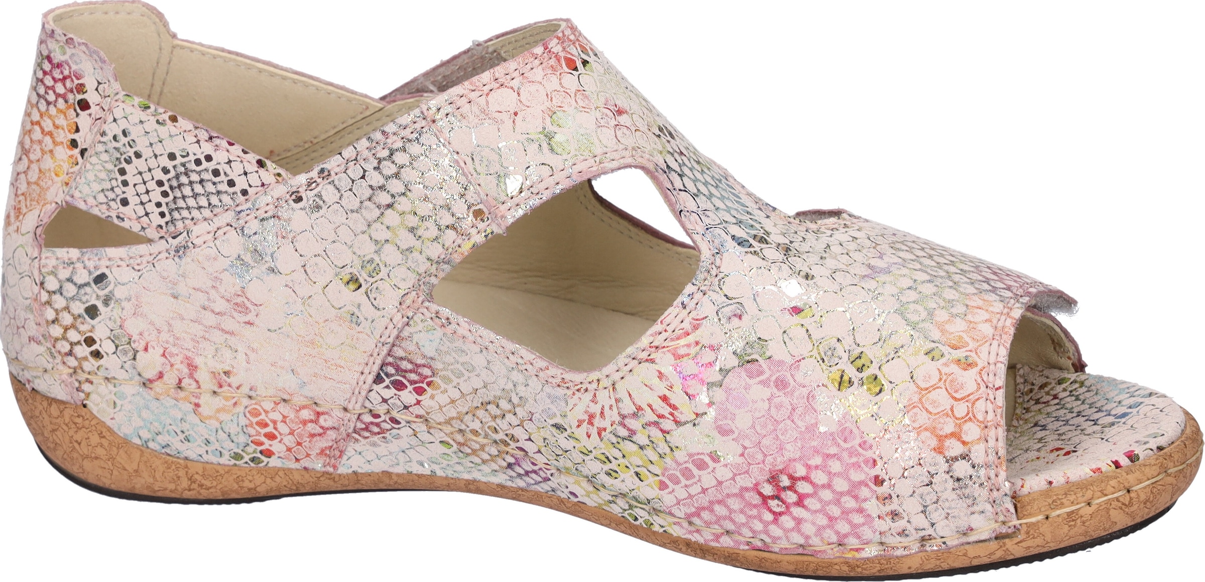 Waldläufer Sandale »Heliett«  , Sommerschuh, Sandalette, Keilabsatz, geschlossene Ferse, H-Weite