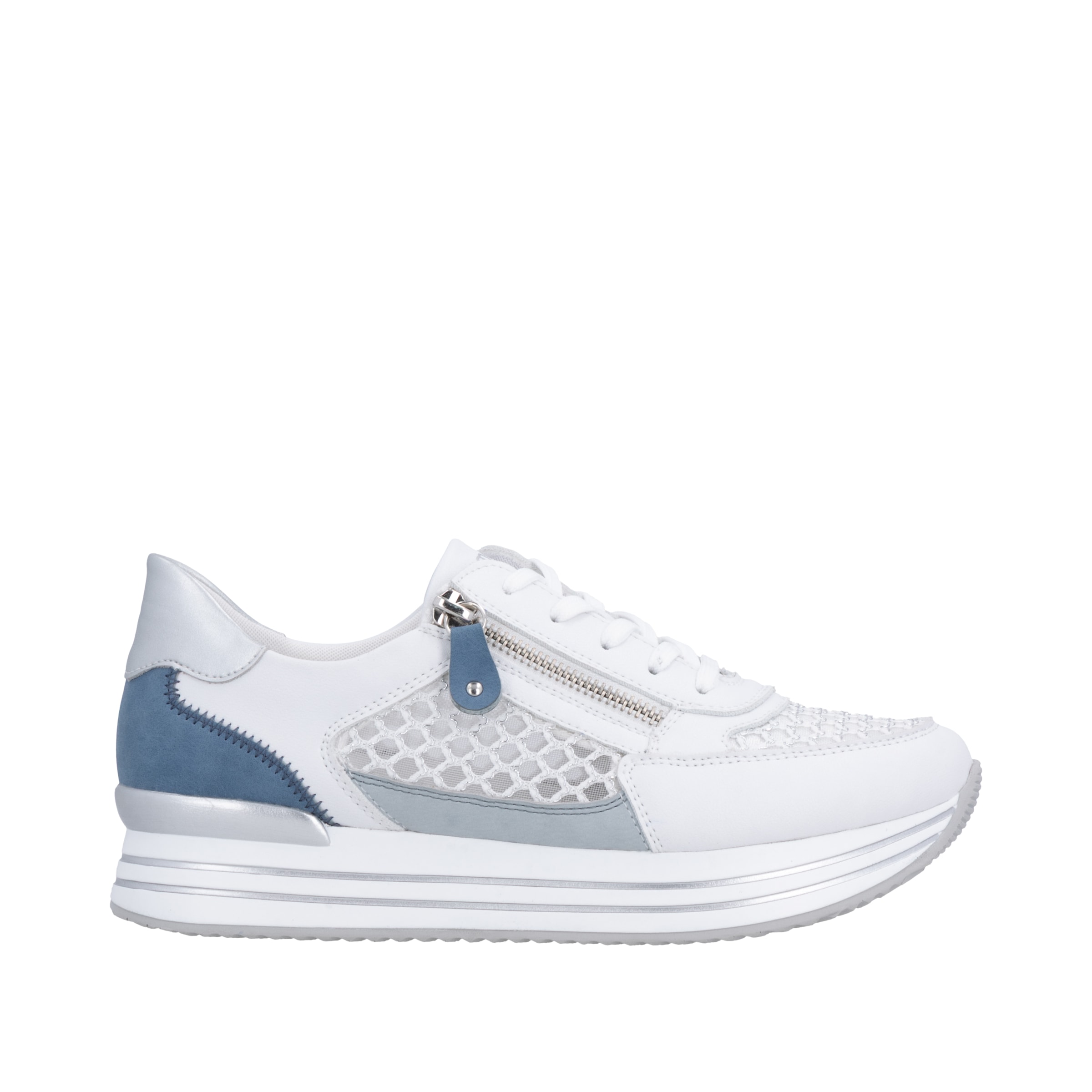 Remonte Plateausneaker  , Freiezitschuh, Halbschuh, Schnürschuh, vegan, Kontrastbesatz