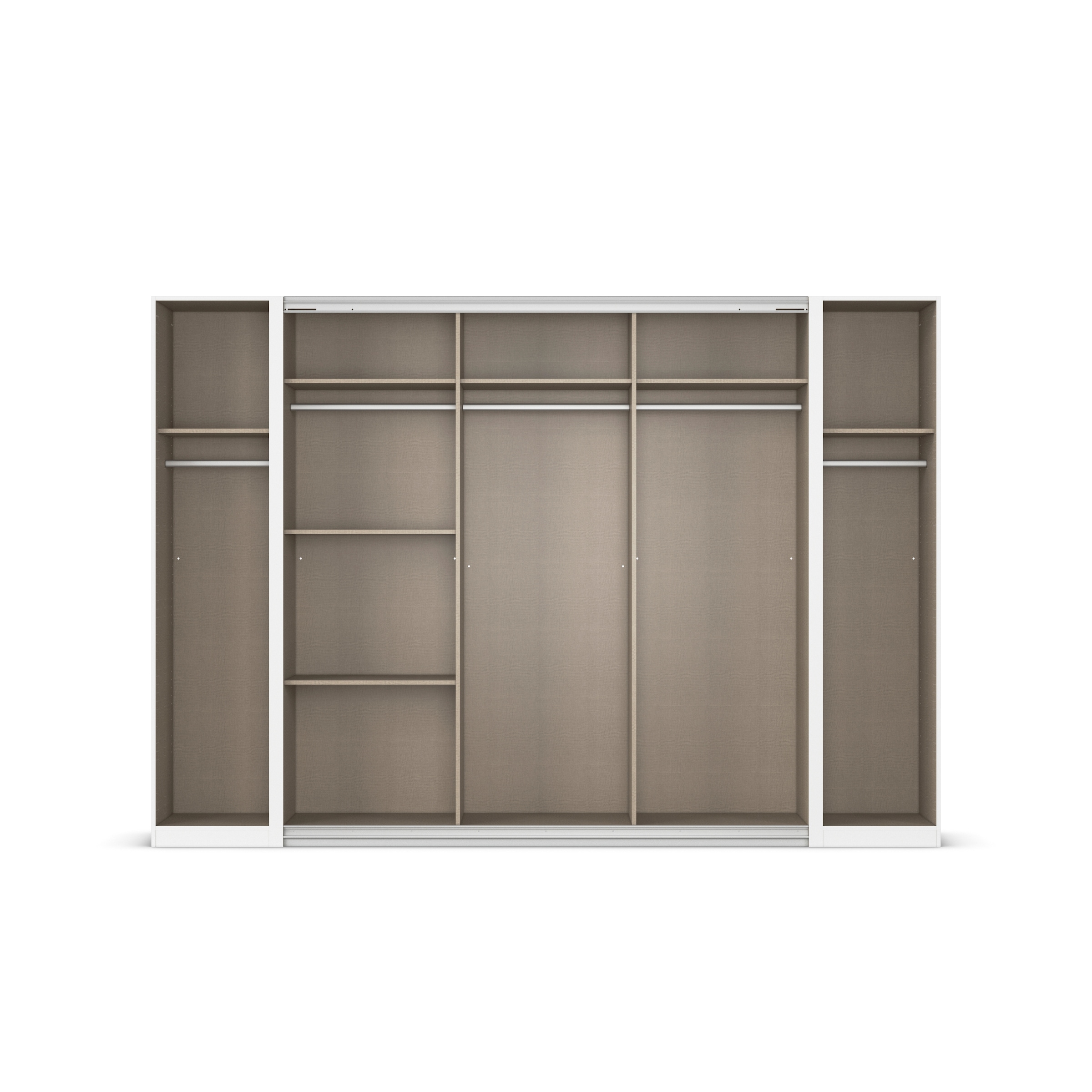 rauch Schwebetürenschrank »Agordo«, (im angesagten Mix aus Dreh- und Schwebetüren), optional mit Spiegel und zwei Griff-Farben MADE IN GERMANY