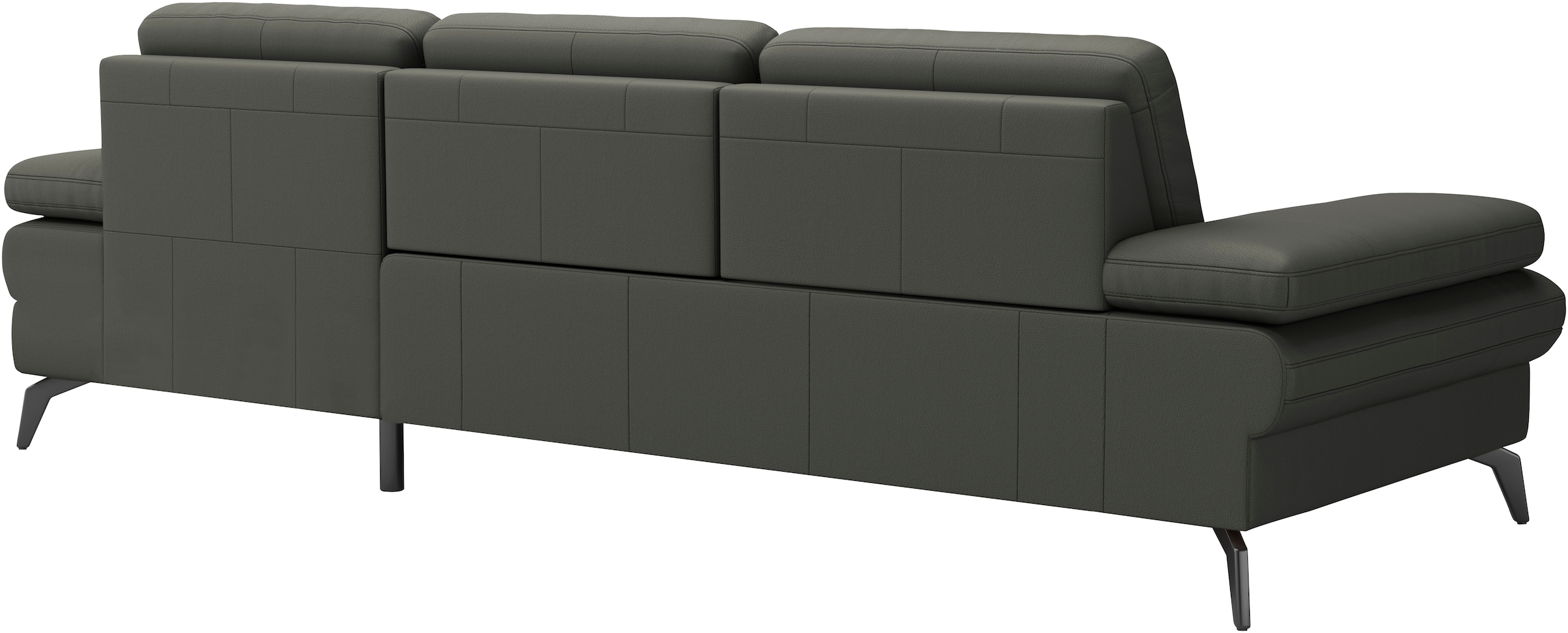 sit&more Ecksofa »Morris L-Form, inkl. Sitztiefenverstellung«, wahlweise mit Armteilverstellung, Bettfunktion & Bettkasten