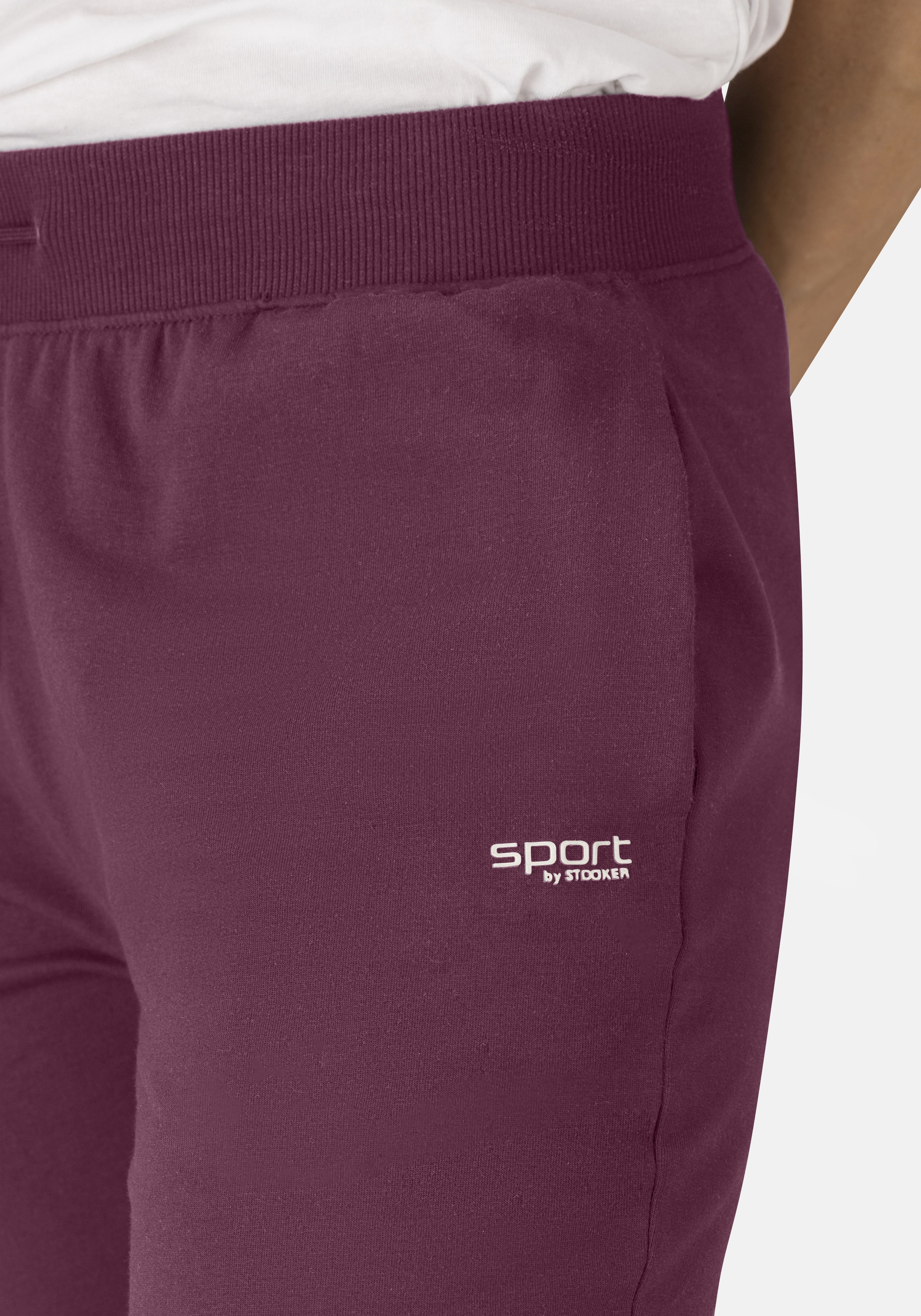 STOOKER WOMEN Sporthose »D. Sweathose JUDY 30"«, Sporthose Regular Fit Sport Baumwolle für Damen
