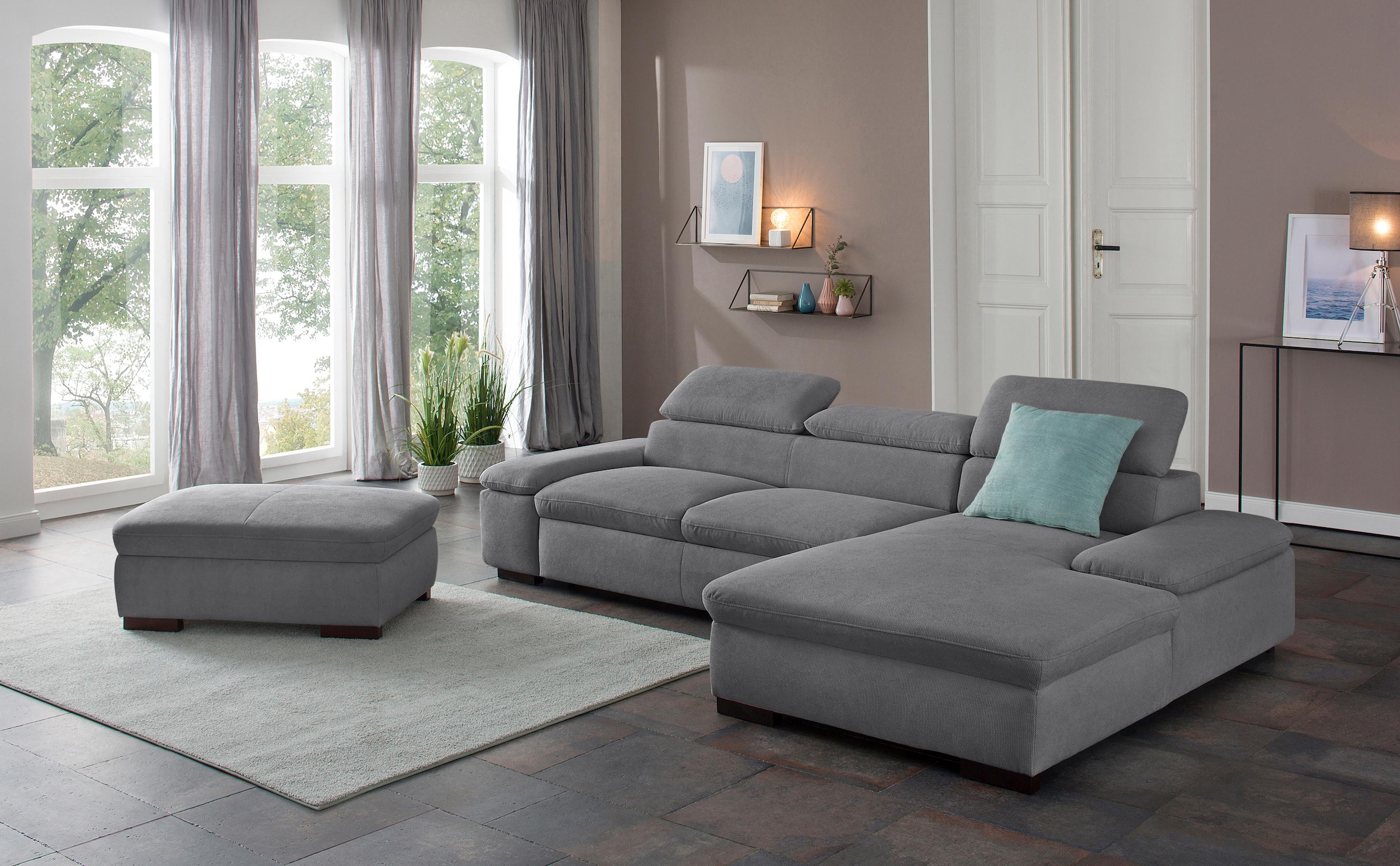 Home affaire Stauraumhocker »Alberto«, gross, mit Stauraum