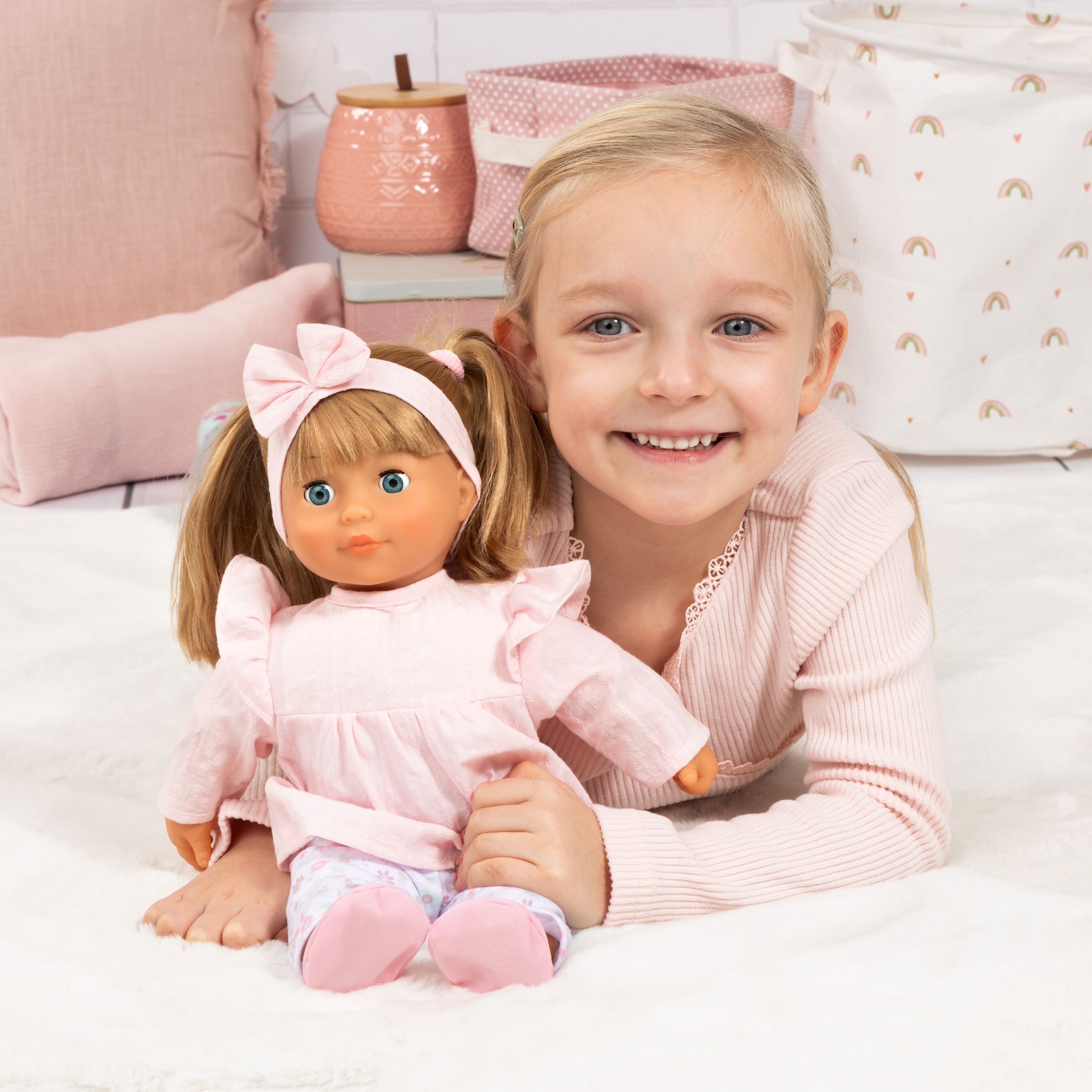 Bayer Stehpuppe »Little Love 38 cm« mit Schlafaugen und Babygeräuschen
