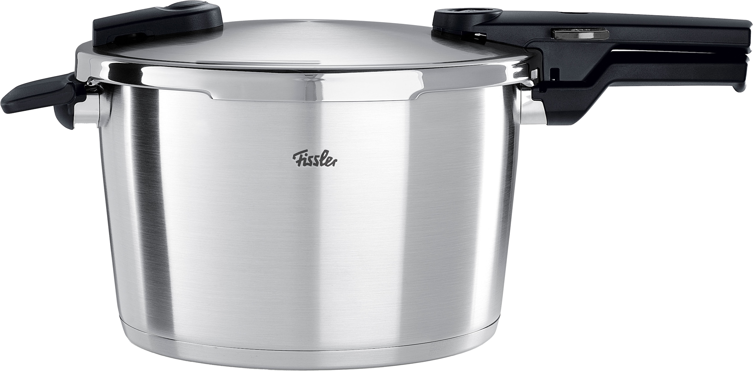 Fissler Schnellkochtopf »Vitaquick® Premium«, Edelstahl 18/10, (Set, 2 tlg., Schnellkochtopf 3,5 l + 6,0 l + Zusatzdeckel), Premium Qualität – Made in Germany