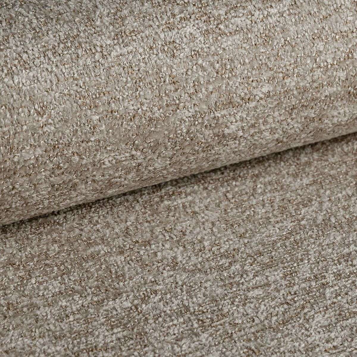 Places of Style 3-Sitzer »3er Sofa Oland, Struktur, Flachgewebe, Luxus-Microfaser, Boucle«, 224 cm, Wellenunterfederung, Skandi-Design, Metallfüße