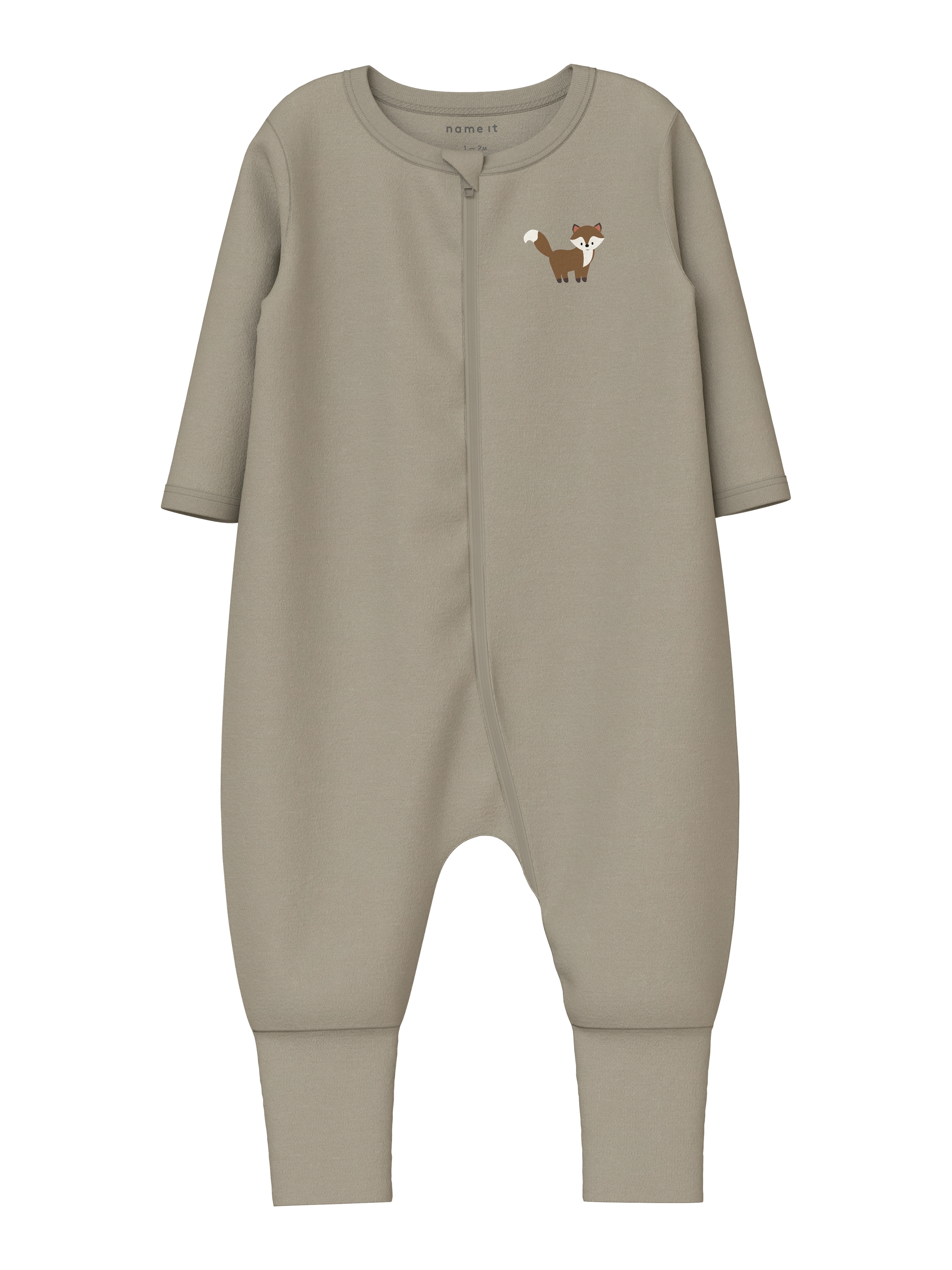 Name It Schlafanzug »NBMNIGHTSUIT 2P ZIP FF FOX NOOS« Packung, 2 tlg.