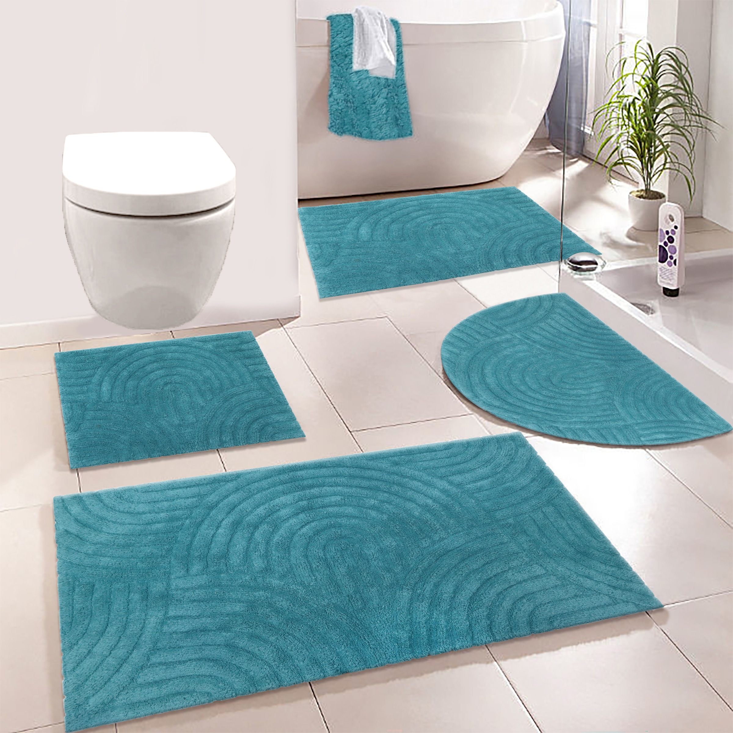 my home Badematte »Juna, Badvorleger, Badezimmer Teppich, Zen, Scandi, Boho günstig online kaufen