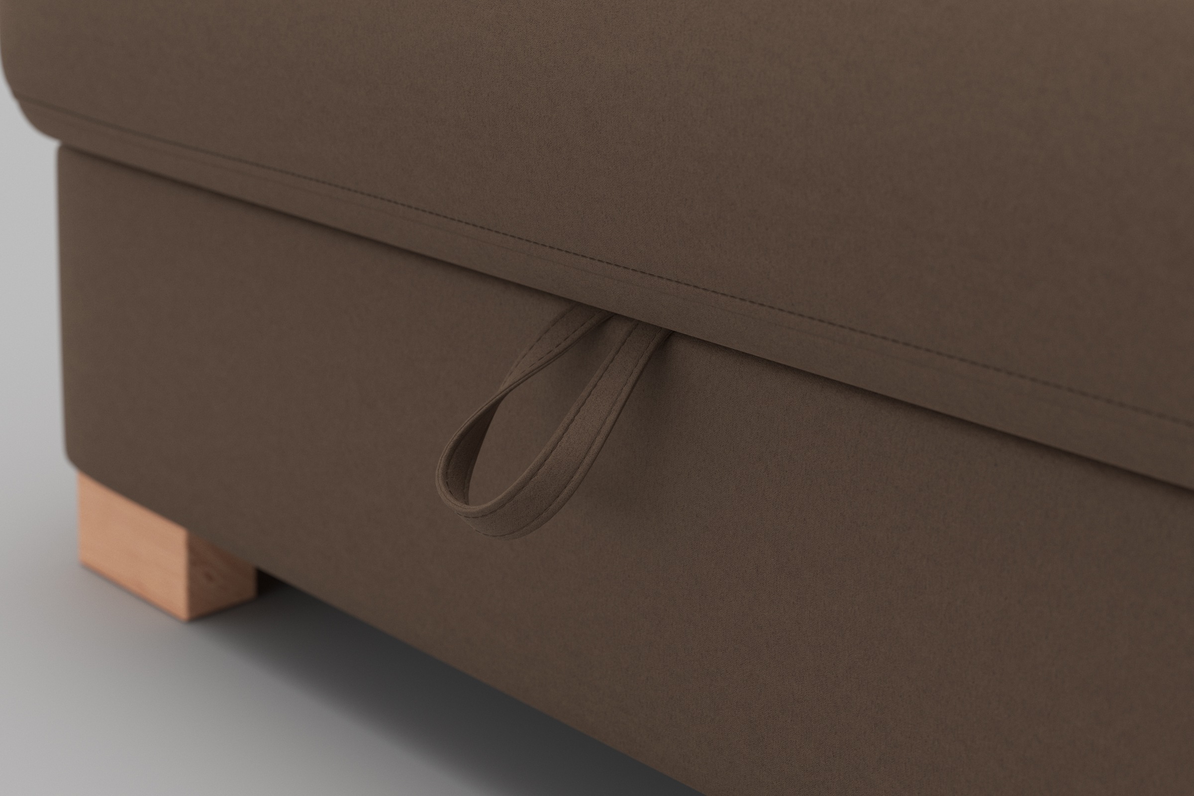 sit&more Ecksofa »Quincy L-Form«, wahlweise mit Bettfunktion und Bettkasten