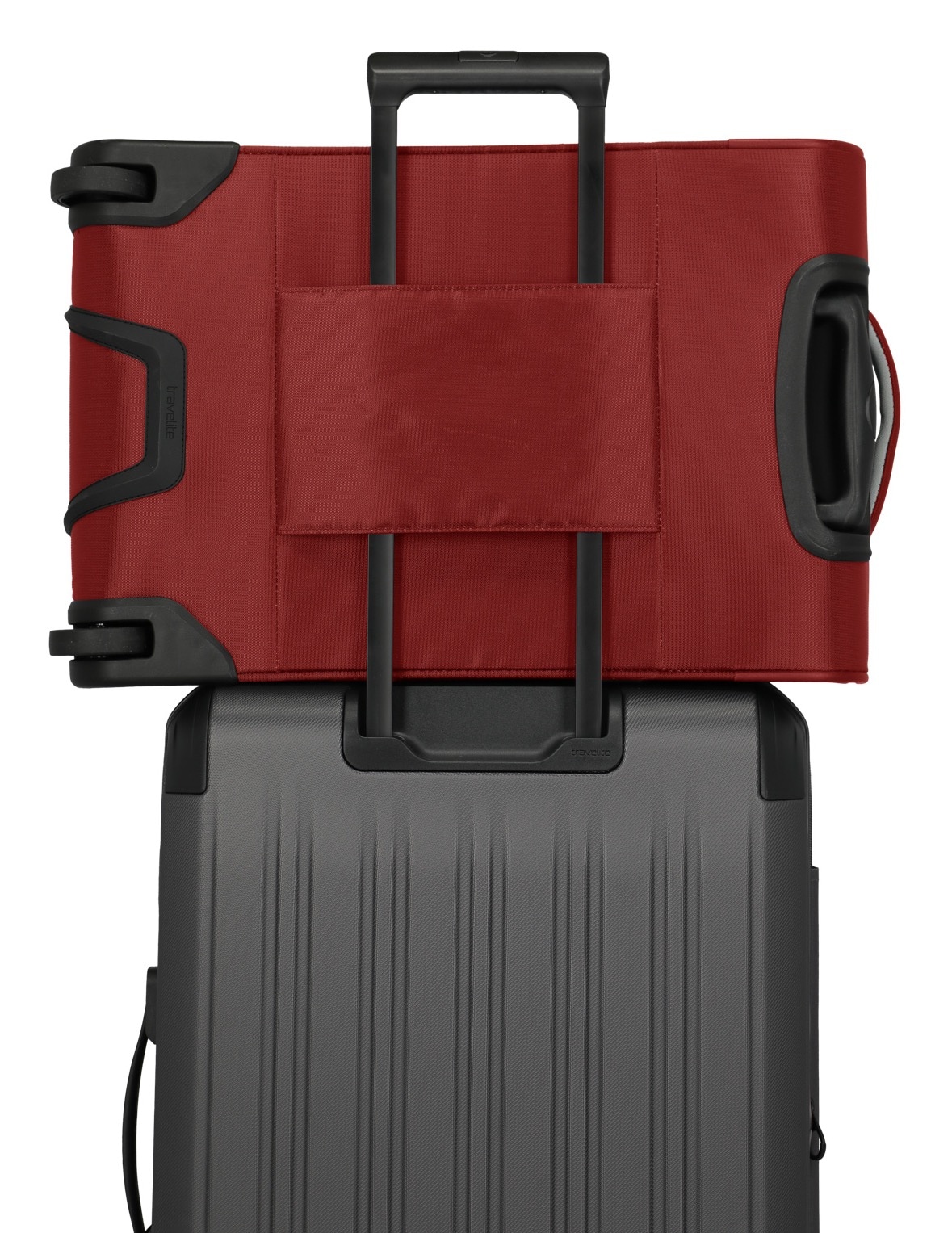 travelite Handgepäck-Trolley »JETPACK Slim 2 Cabin, konzipiert für Air France, KLM & ITA«, 4 Rollen, Weichgepäck-Koffer Handgepäck für die meisten gängigen Airlines