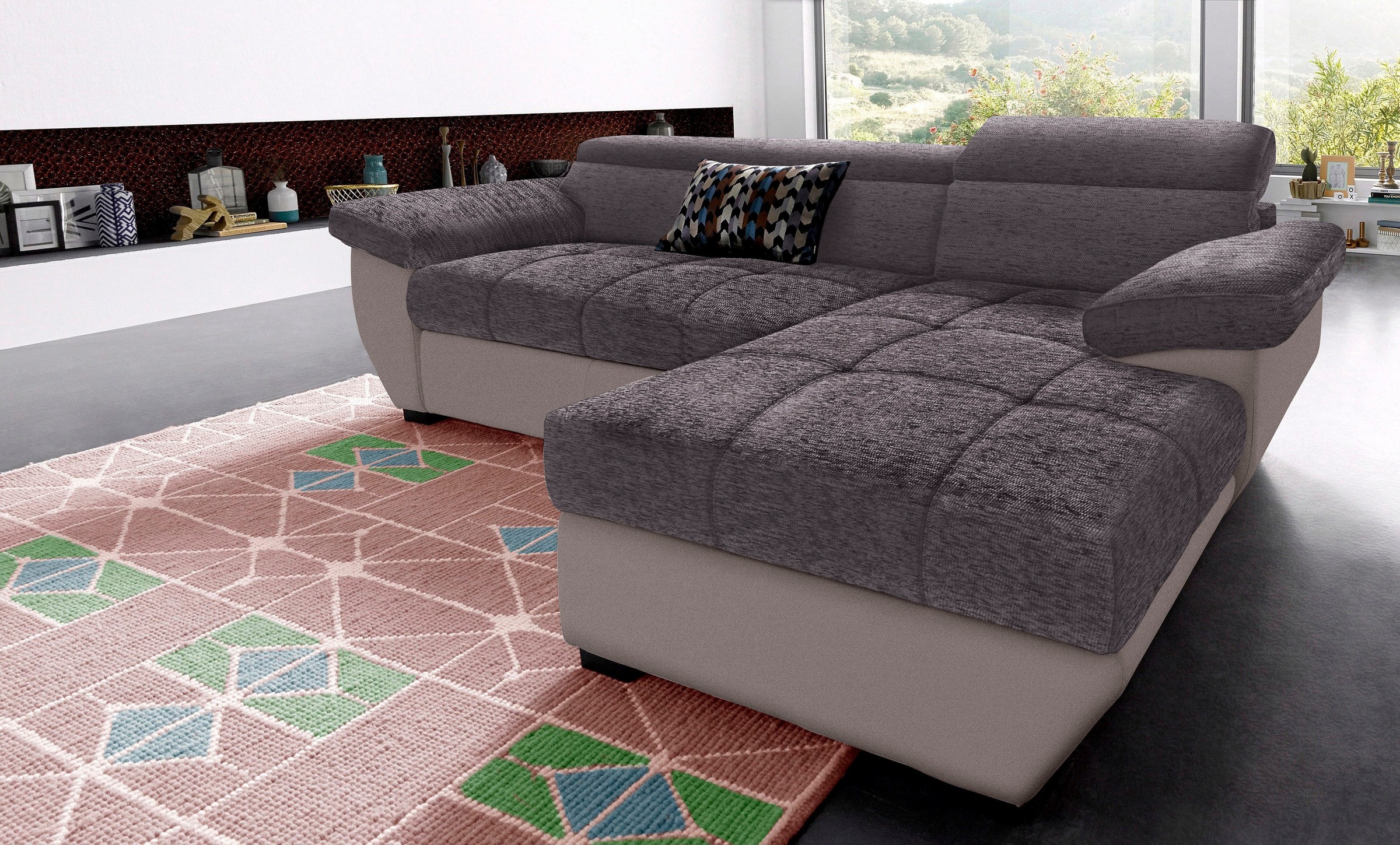 COTTA Polstergarnitur »Speedway L-Form«, (Set), Set bestehend aus: Ecksofa günstig online kaufen