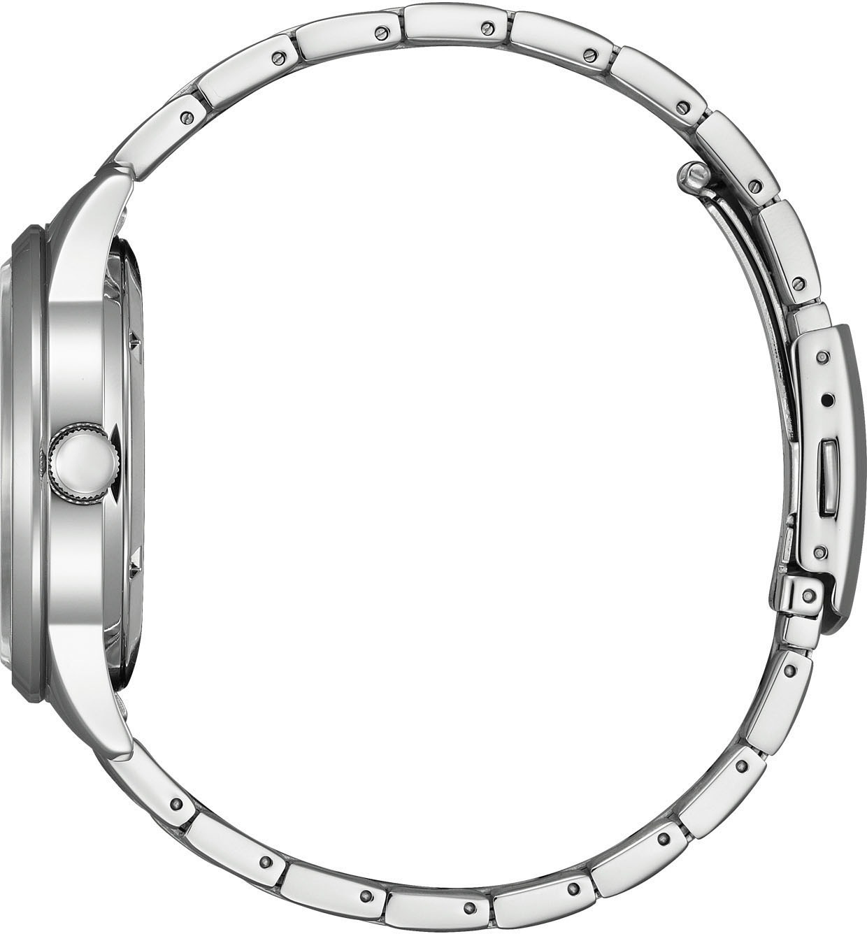 Citizen Automatikuhr »NY4058-79XC«, Armbanduhr, Herrenuhr, Mechanische Uhr, Edelstahlarmband, analog, Tag