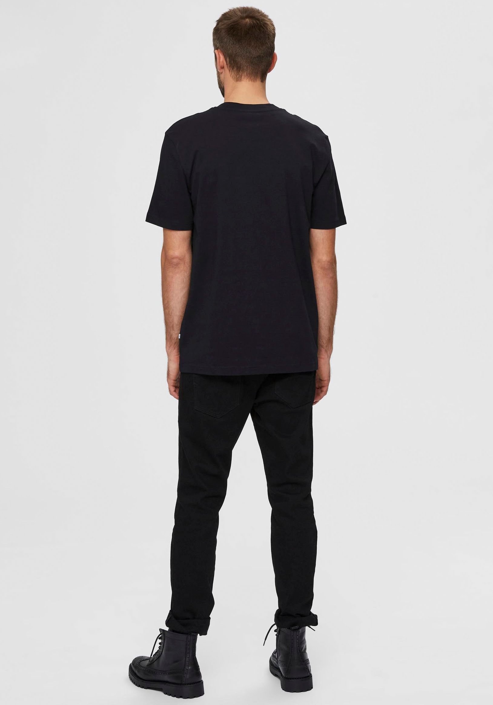 SELECTED HOMME Rundhalsshirt »SLHCOLMAN SS O-NECK TEE NOOS«