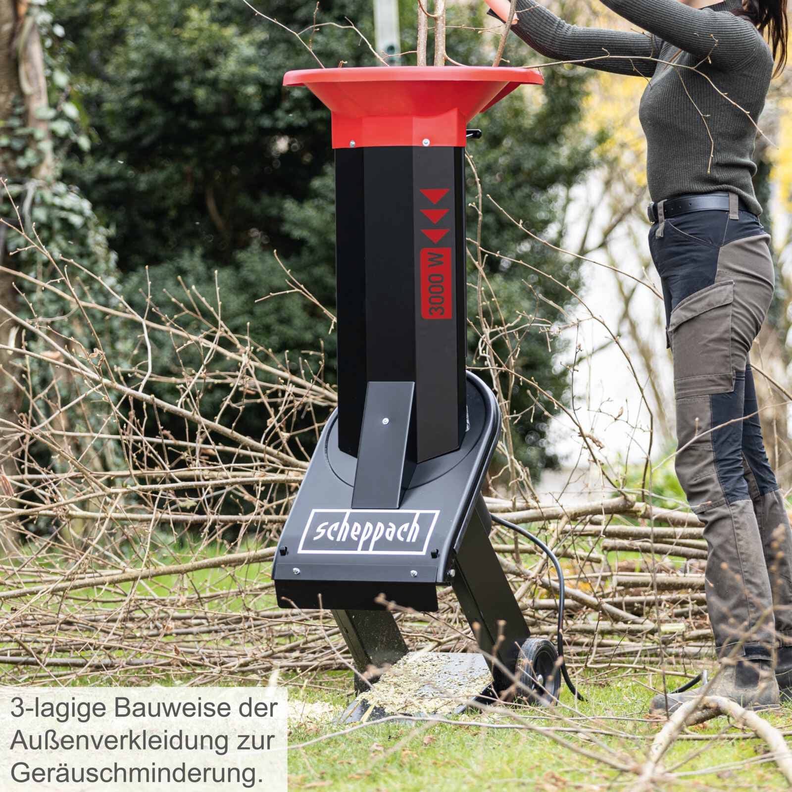 Scheppach Häcksler »BIOSTAR 3000«, Gartenhäcksler