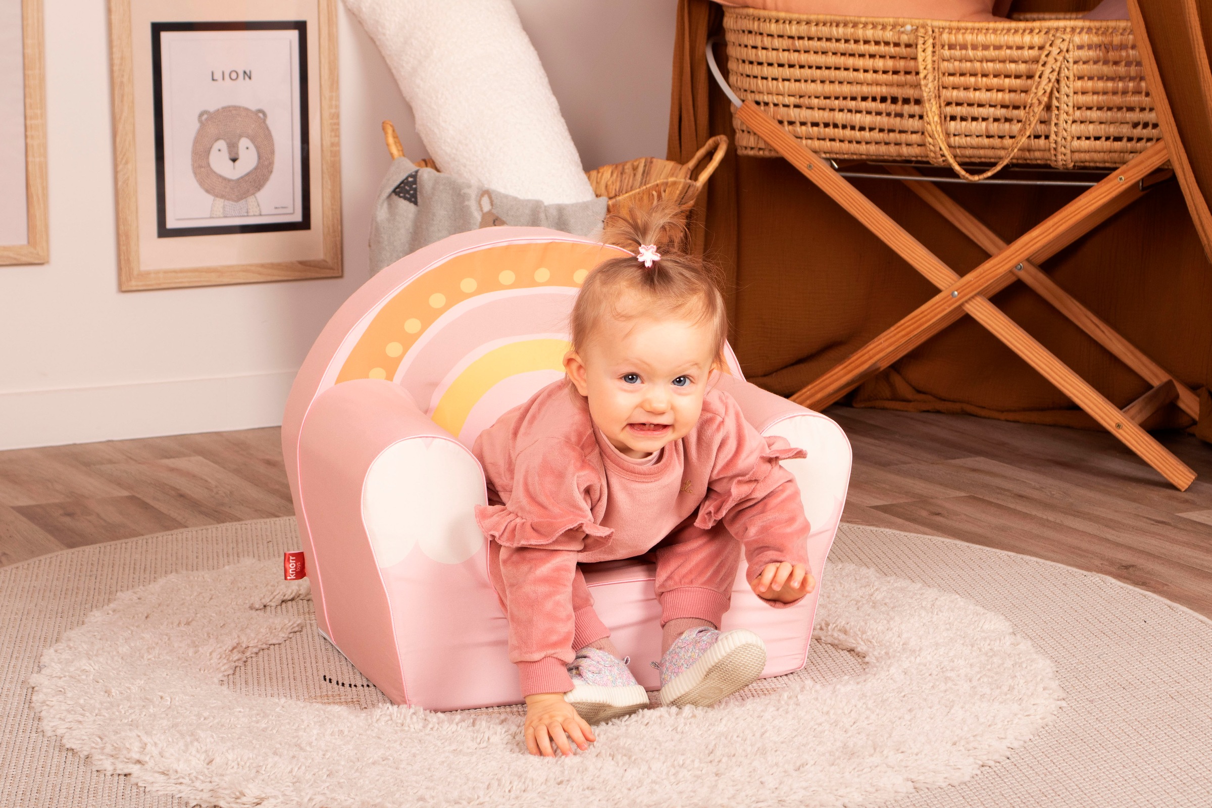 Knorrtoys® Sessel »Regenbogen«, für Kinder; Made in Europe