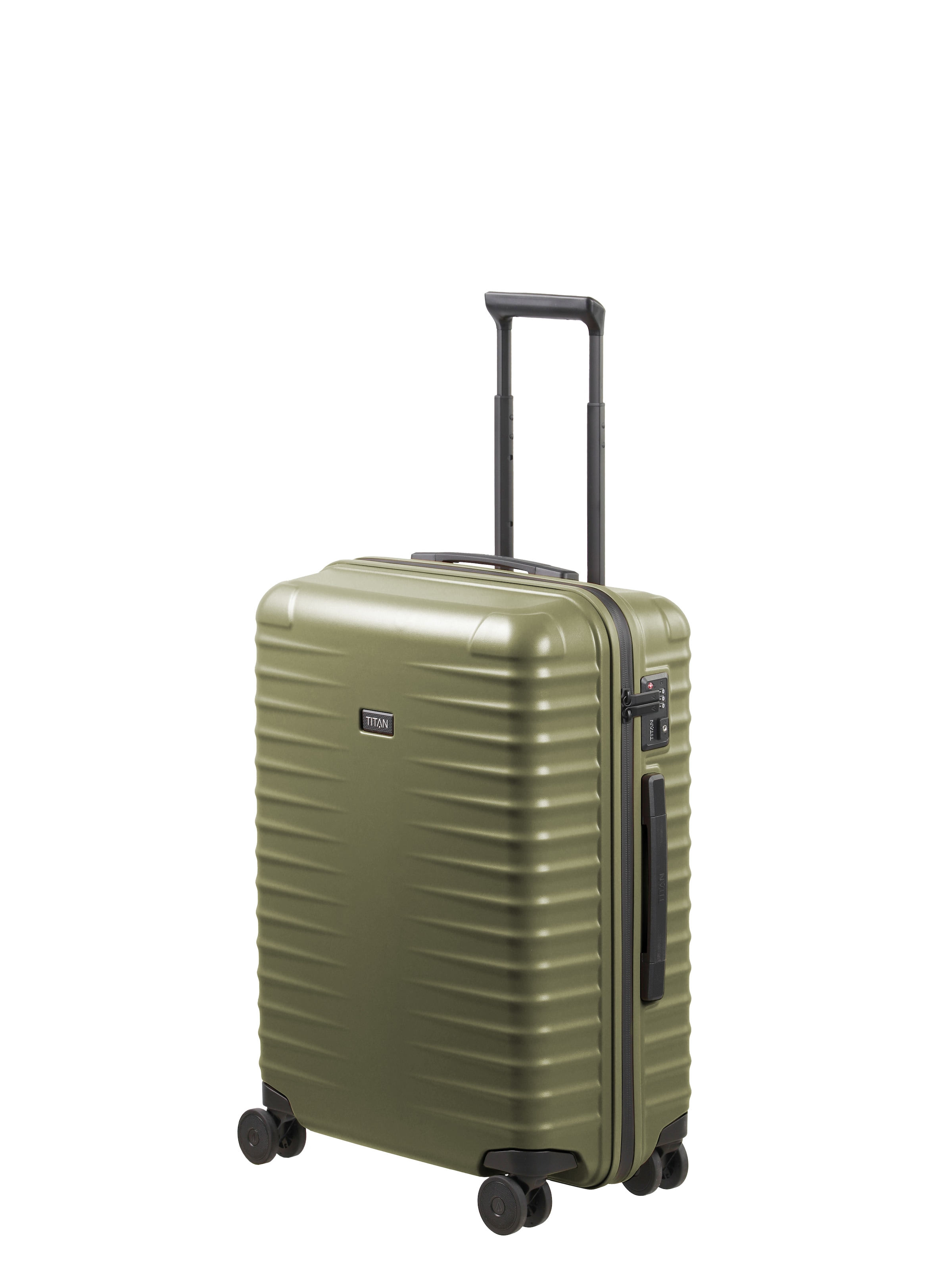 TITAN® Trolley »UPGRADE Koffer Hartschale« 68 l 4 Rollen mit kratzresistenter Oberfläche und cleverer Innenaufteilung