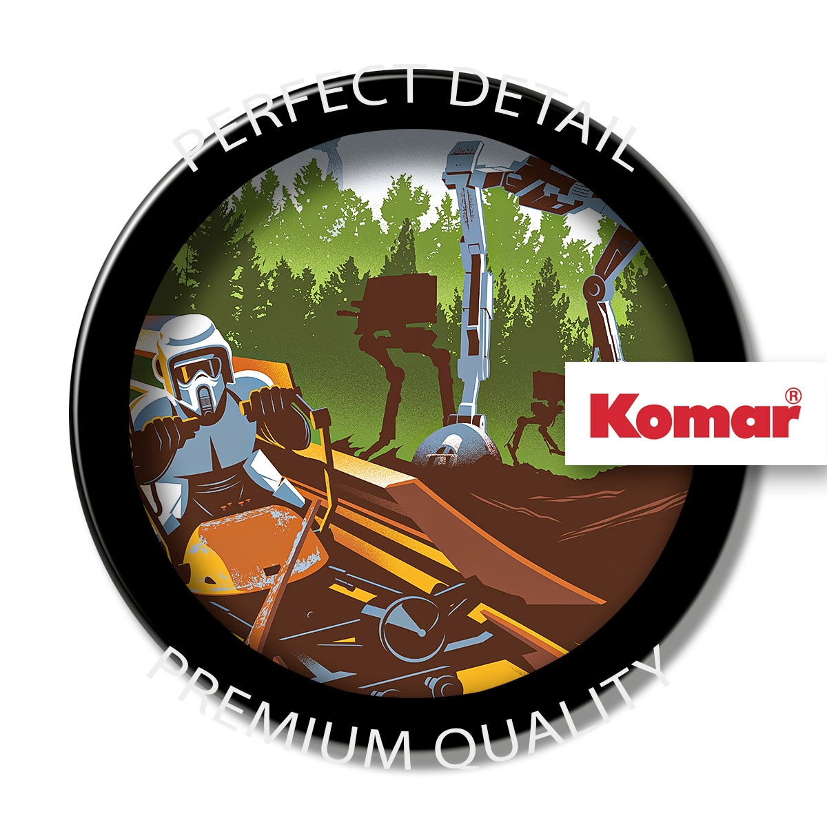 Komar Wandbild »Star Wars Defend the Empire«, Disney, (Set, 1 St.), 30 x 40 cm (Breite x Höhe) - Kinderzimmer, Dekoration
