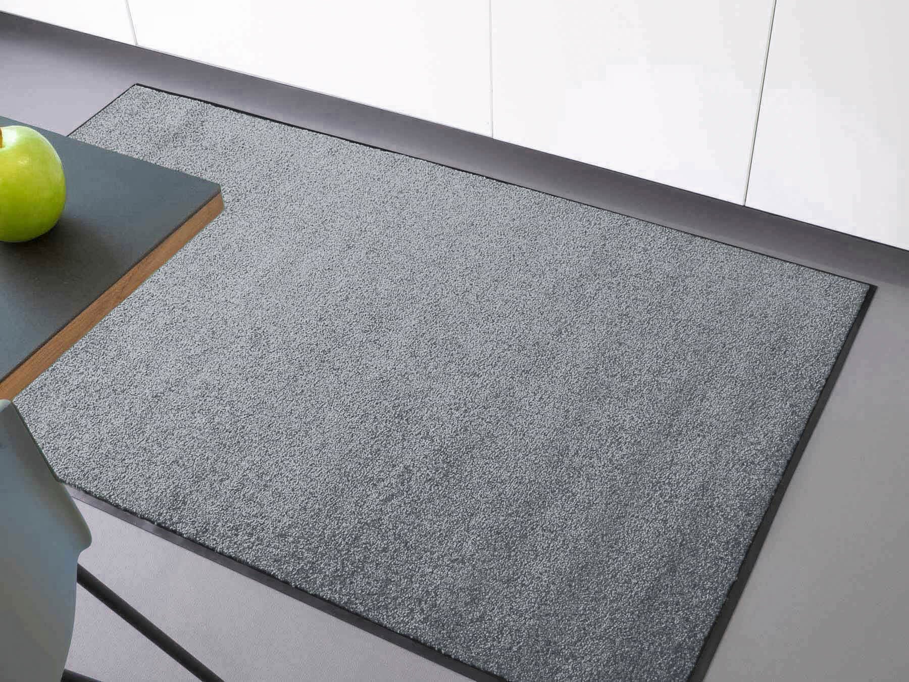 Primaflor-Ideen in Textil Fußmatte »Schmutzfangmatte CLEAN PRO, Made in Belgium«, rechteckig, 8 mm Höhe, Uni-Farben, UV-beständig, strapazierfähig, waschbar