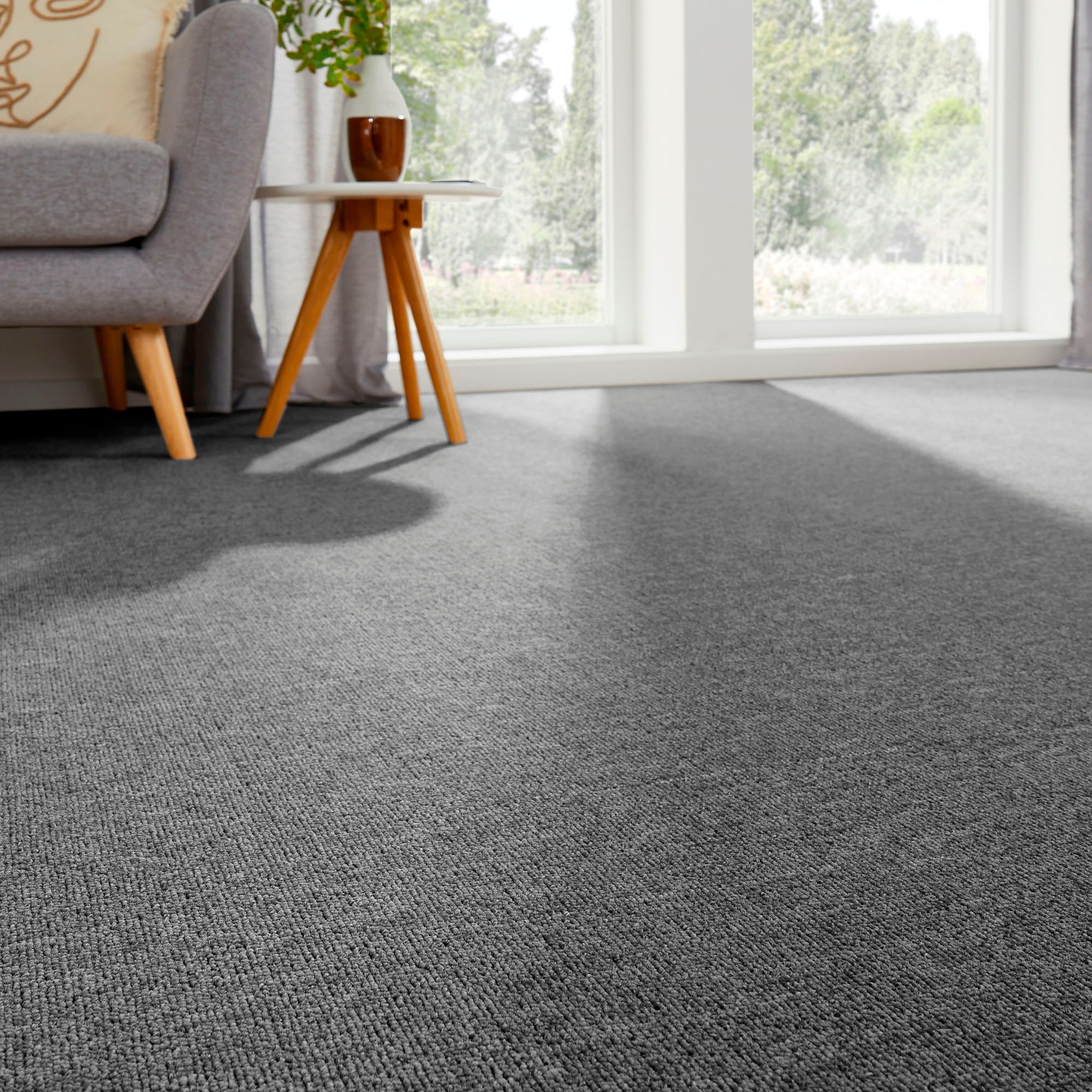 Andiamo Teppichboden »Bob, Feinschlinge, Made in Netherlands«, rechteckig, günstig online kaufen