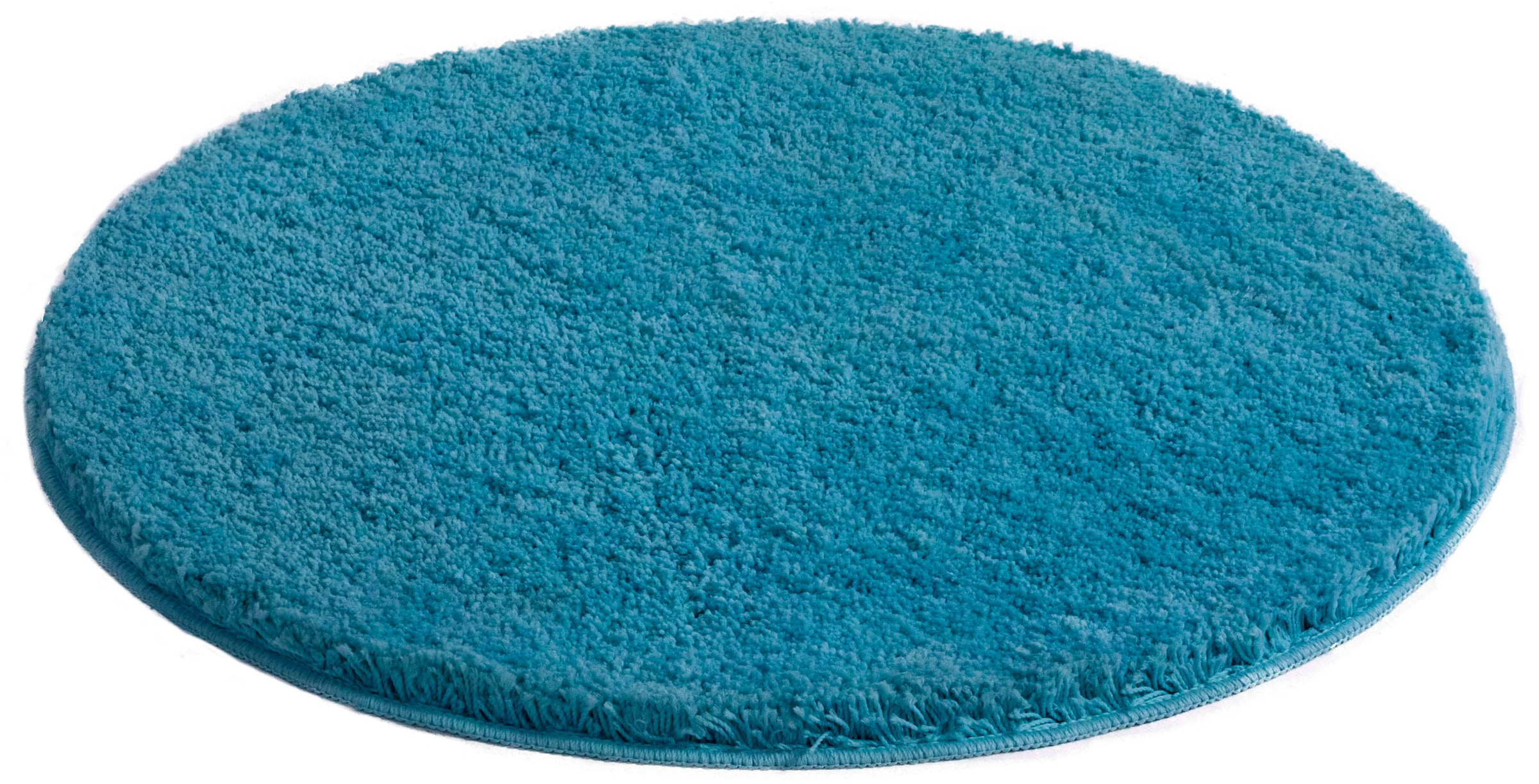 my home Badematte »Sanremo, Badvorleger, Badezimmer Teppich, sehr weich«, rutschhemmend beschichtet, fußbodenheizungsgeeignet-schnell trocknend, Badteppich, unifarben, rechteckig, rund & als 3-tlg. Set erhältlich