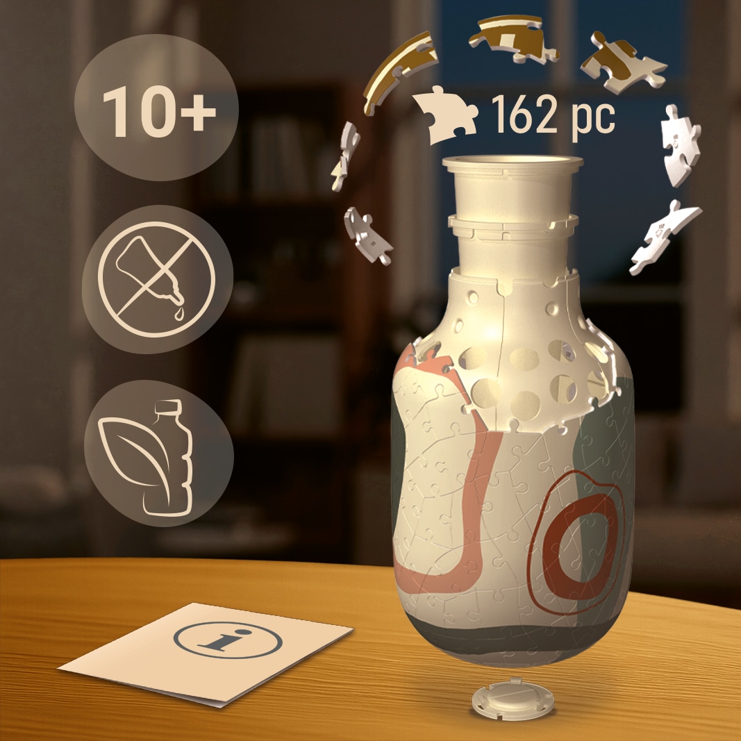 Ravensburger 3D-Puzzle »Vase Organic Beige« Made in Europe