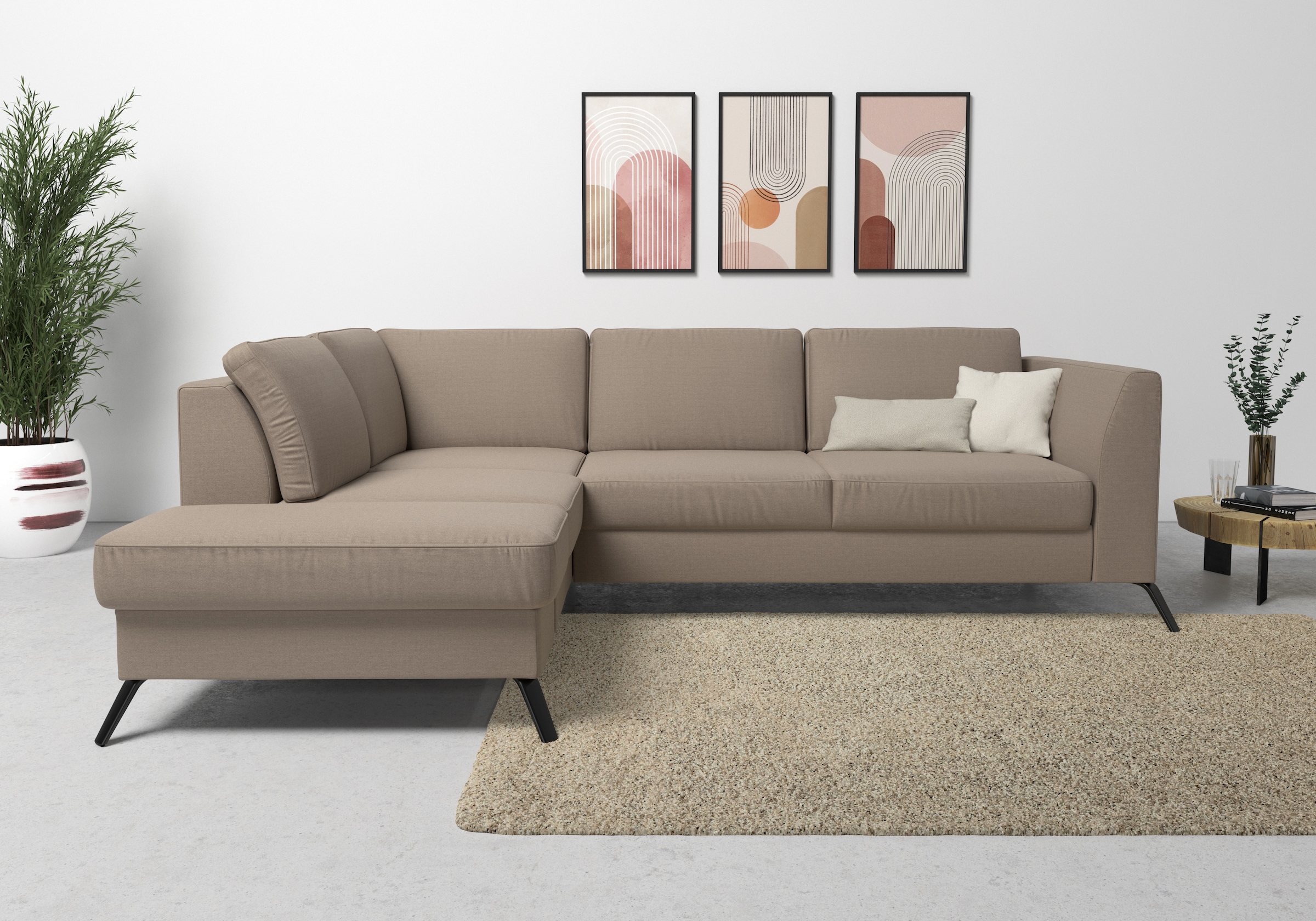 sit&more Ecksofa »Olsen L-Form« inklusive Sitztiefenverstellung, wahlweise günstig online kaufen