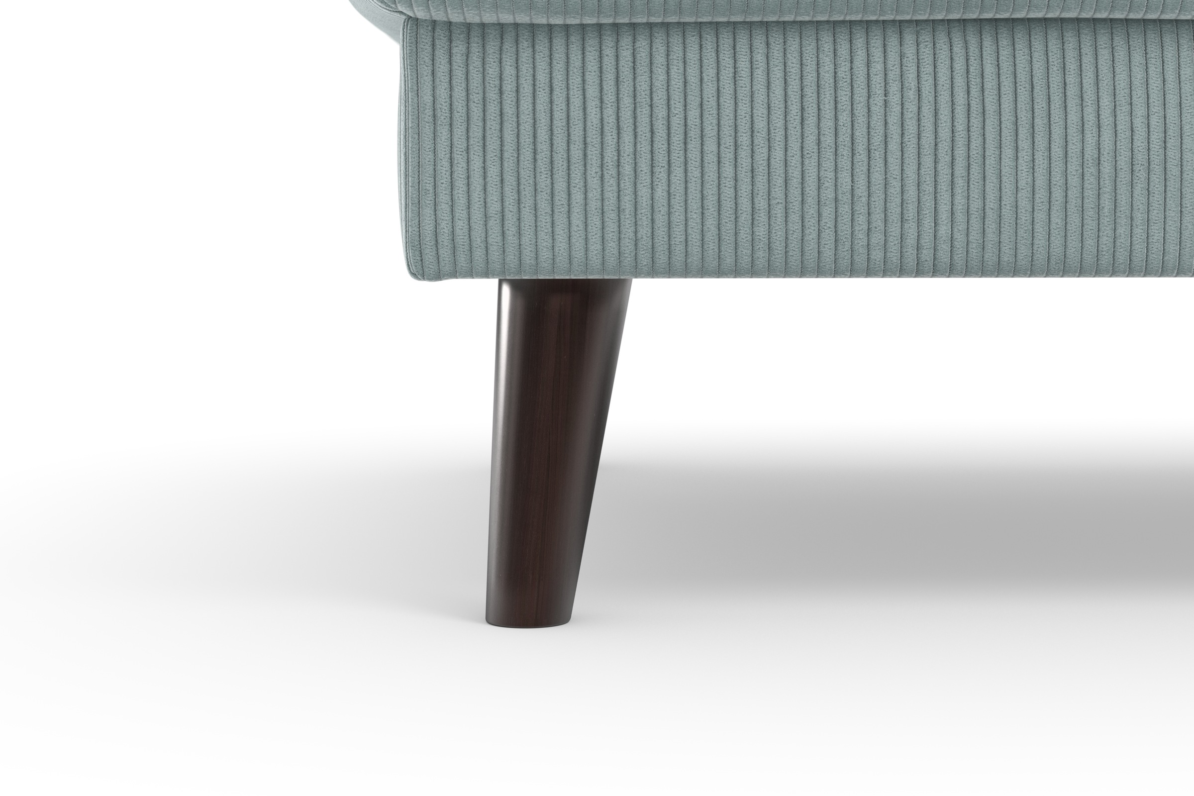 TRENDMANUFAKTUR Polsterhocker »Lumber Jack«, (1 St.), in moderner Optik, mit extra hohen Füßen