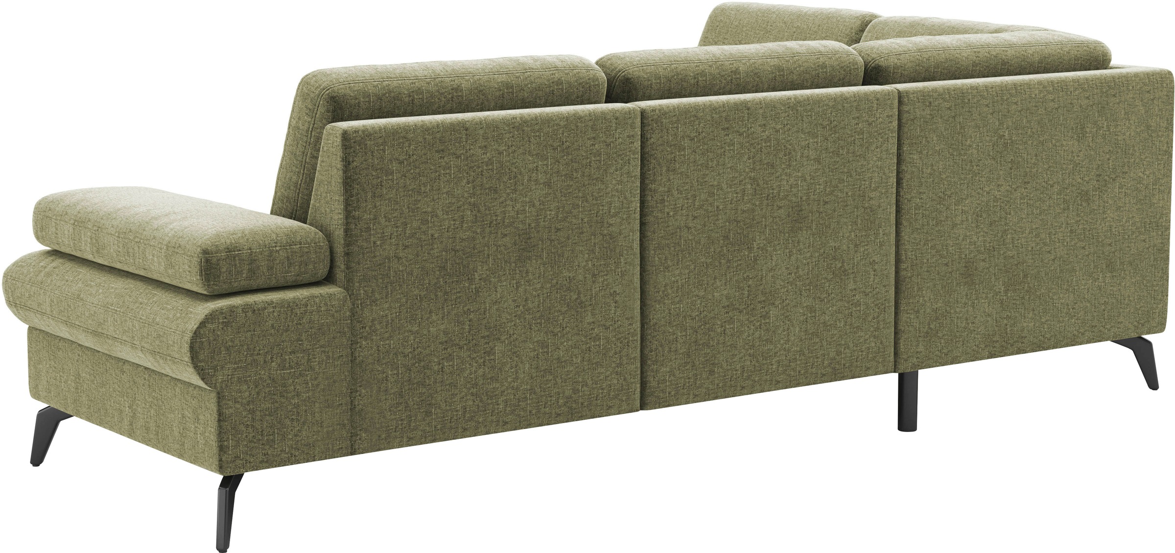 sit&more Ecksofa »Morris Jubi L-Form«, inkl. Armteilfunktion und 1 Zierkissen, wahlweise mit Bettfunktion