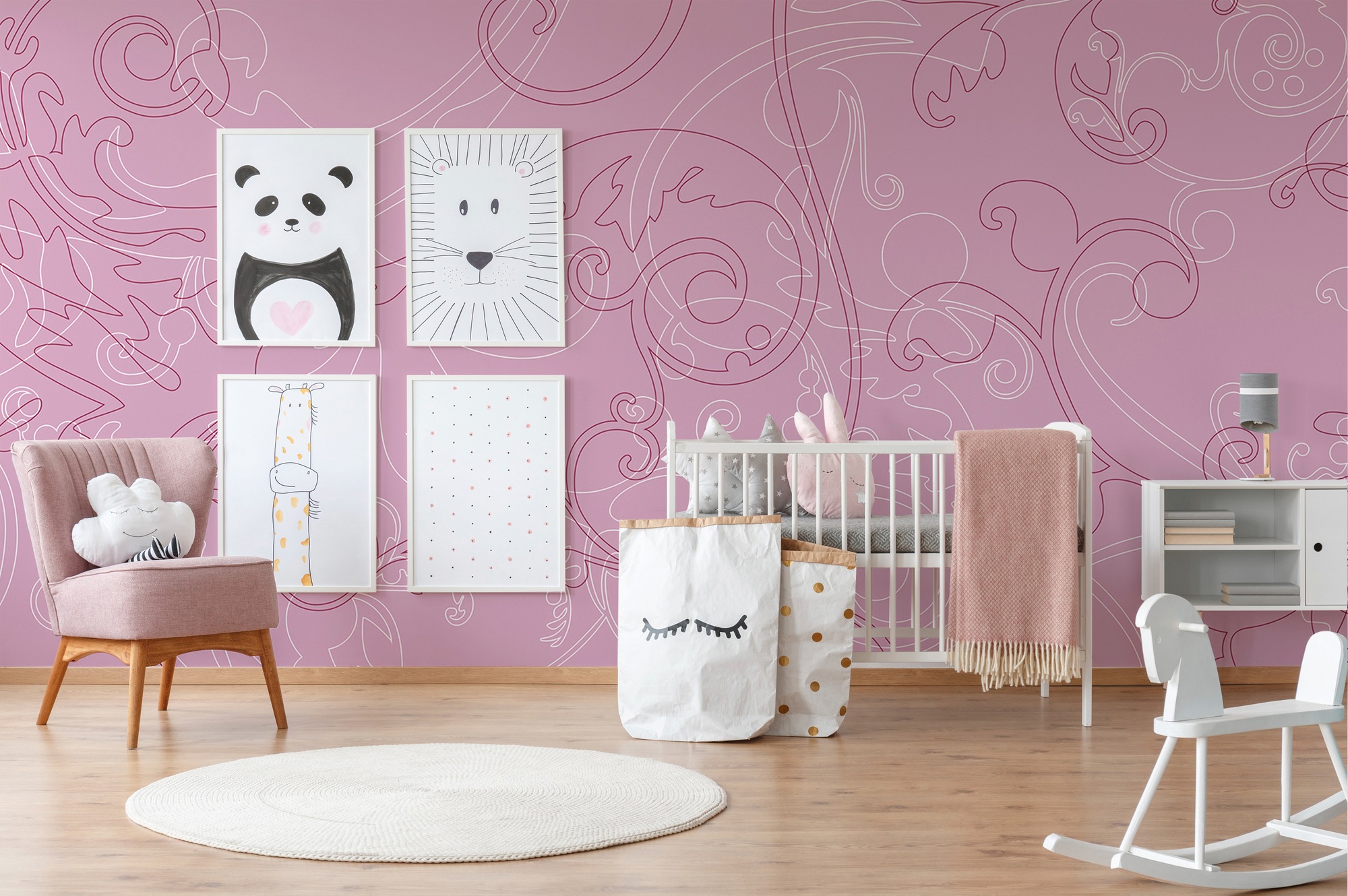Architects Paper Fototapete »Atelier 47 Ornament Art 4«, Barock, Vlies, Wand, Schräge, Decke