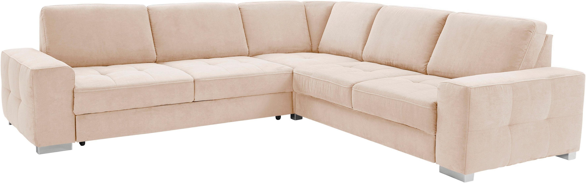 sit&more Ecksofa »Santorini L-Form«, mit Federkern und Sitztiefenverstellun günstig online kaufen