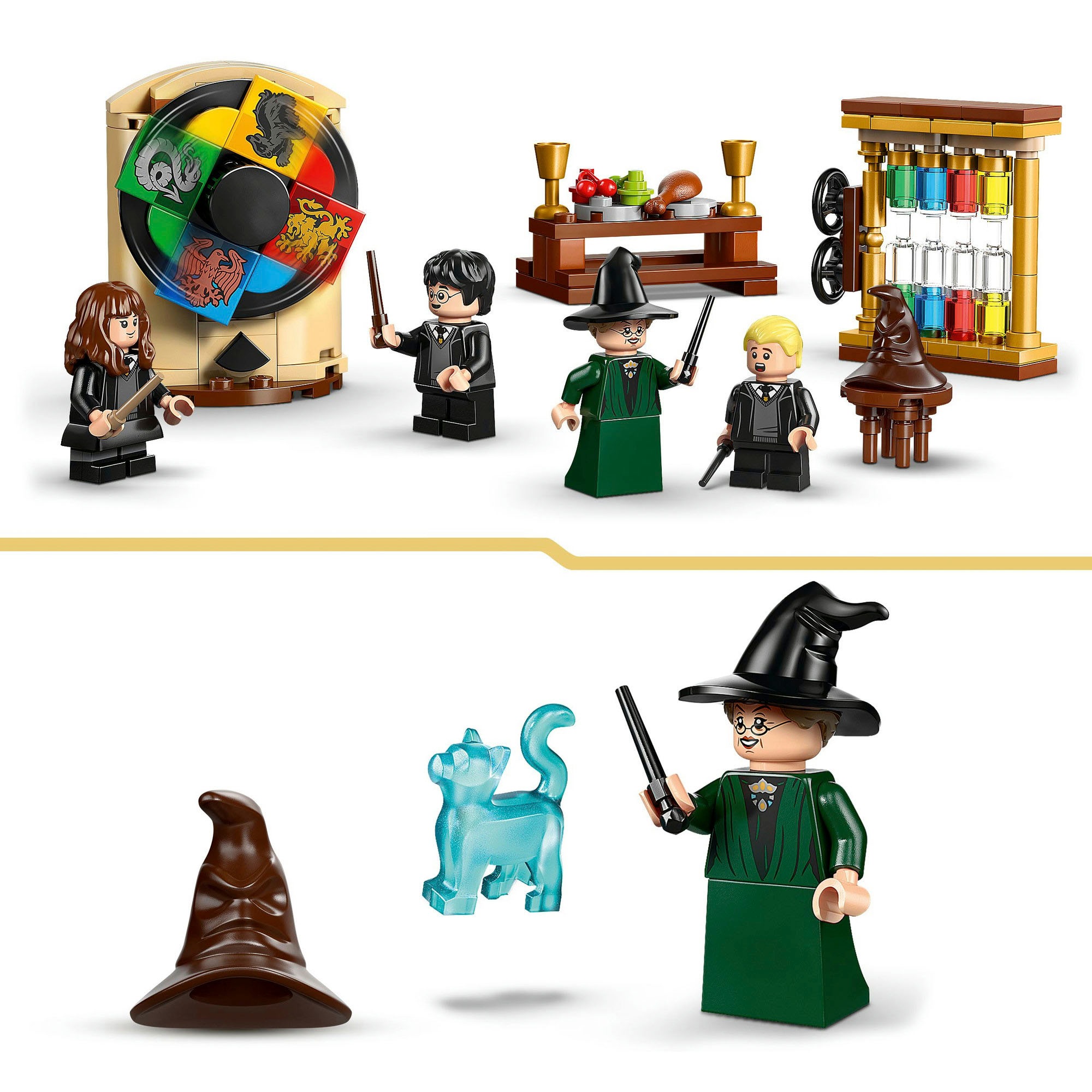 LEGO® Konstruktionsspielsteine »Schloss Hogwarts: Auswahlzeremonie mit dem Sprechenden Hut (76460)« LEGO Harry Potter; Made in Europe