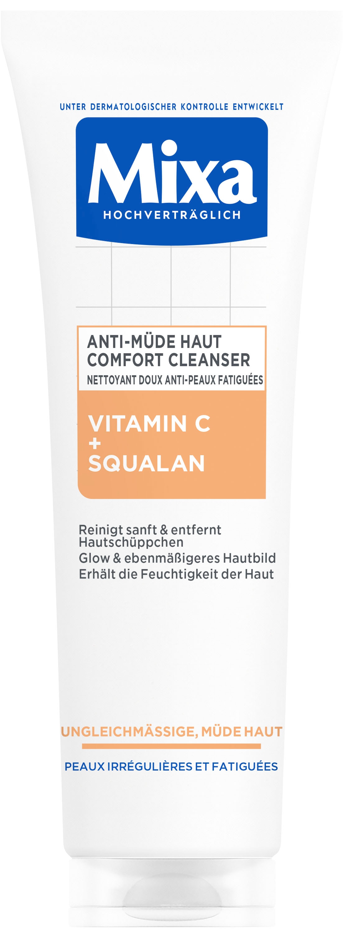 Mixa Gesichts-Reinigungsfluid »Mixa Anti-Müde Haut Comfort Cleanser«, mit hoher Wirkungskraft