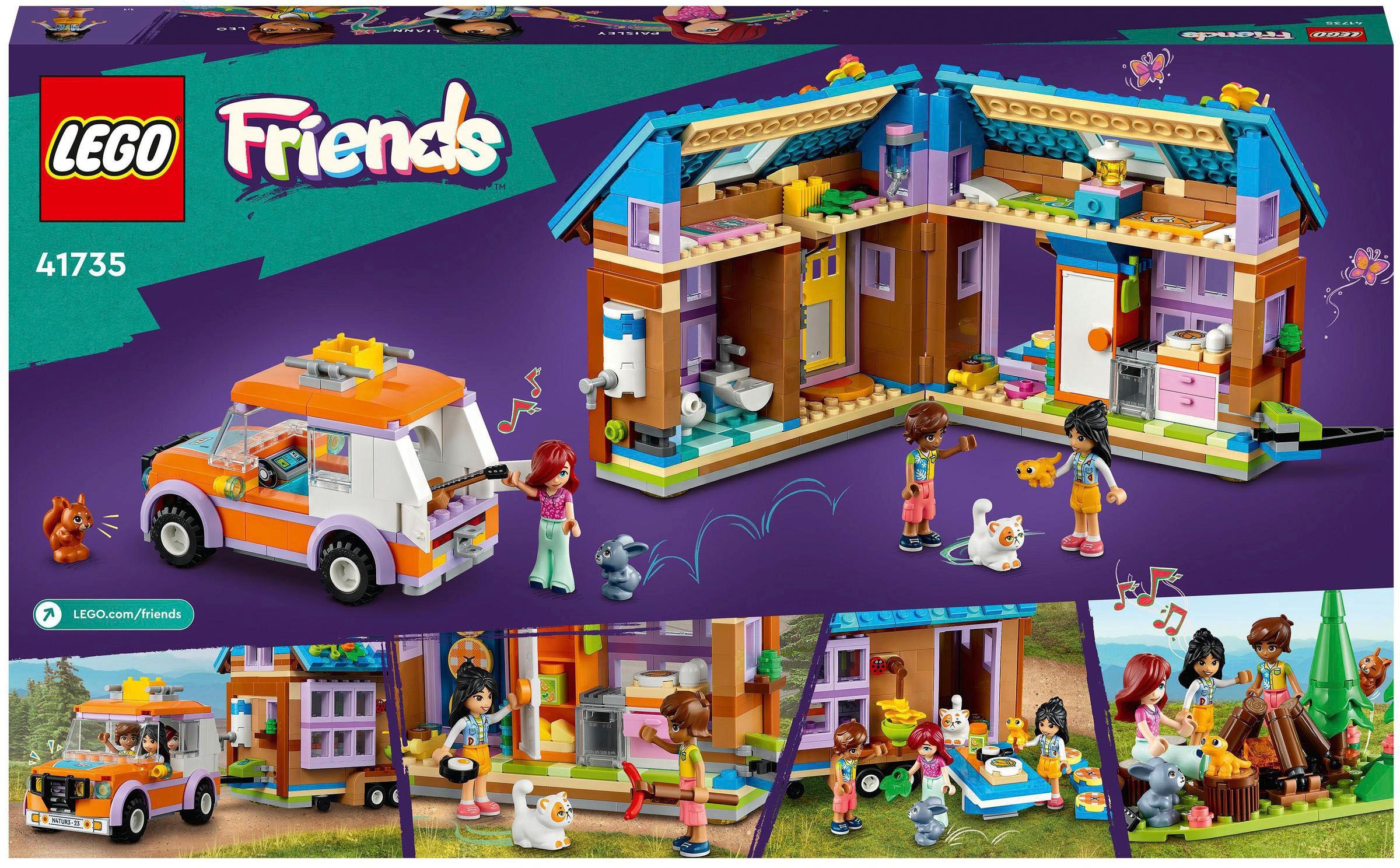 LEGO® Konstruktionsspielsteine »Mobiles Haus (41735), LEGO® Friends«, (785 St.), Made in Europe