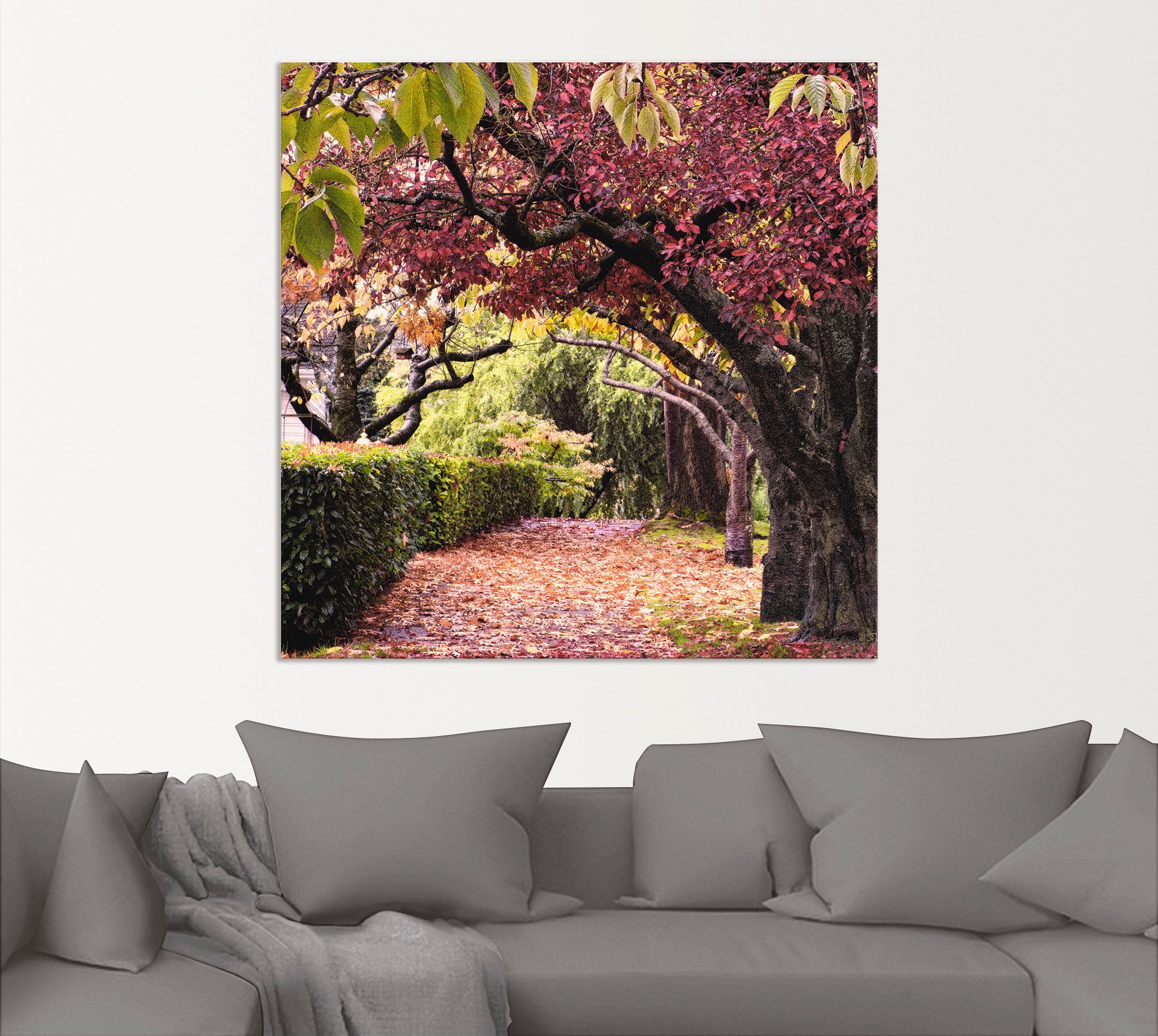Artland Wandbild »Baumbogen«, in auf St.), als Bäume, (1 Leinwandbild, Alubild, Rechnung versch. bestellen Poster oder Wandaufkleber Größen