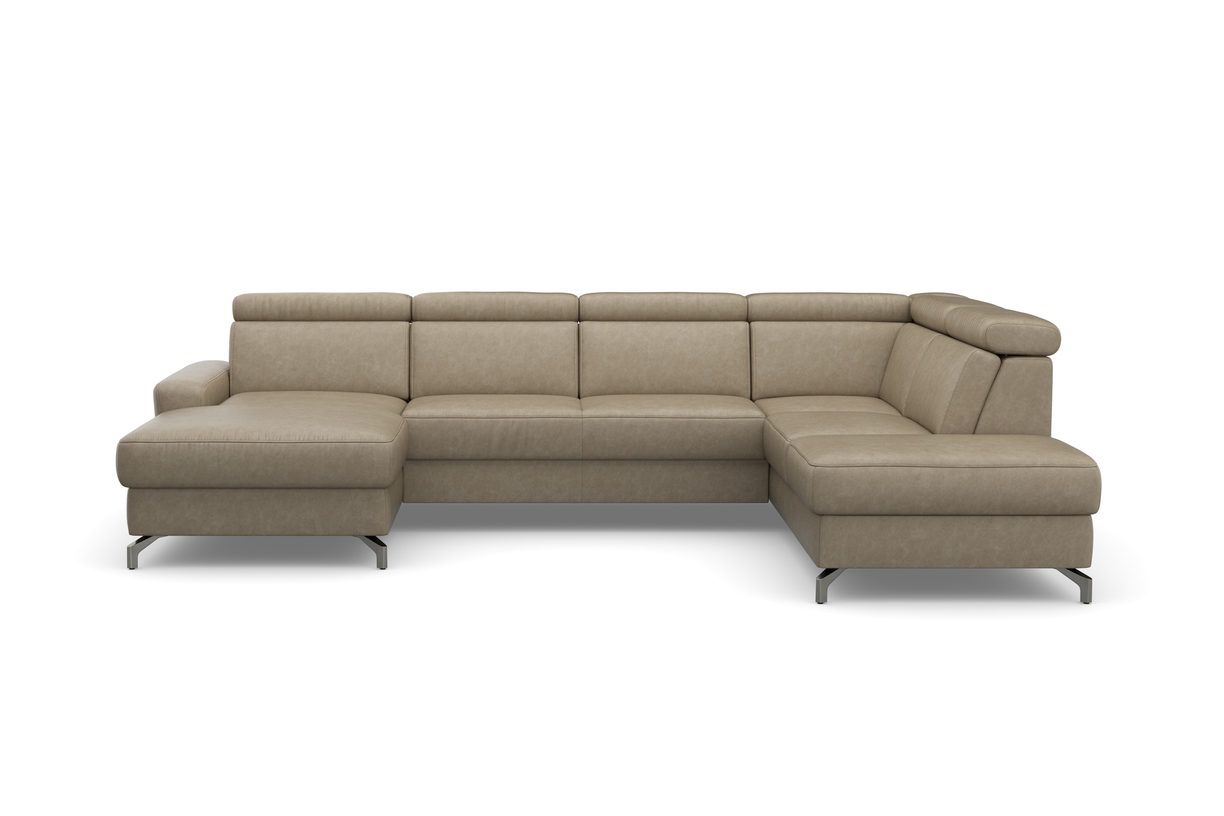 sit&more Wohnlandschaft »Scarlett U-Form« inklusive Kopfteilverstellung, wa günstig online kaufen