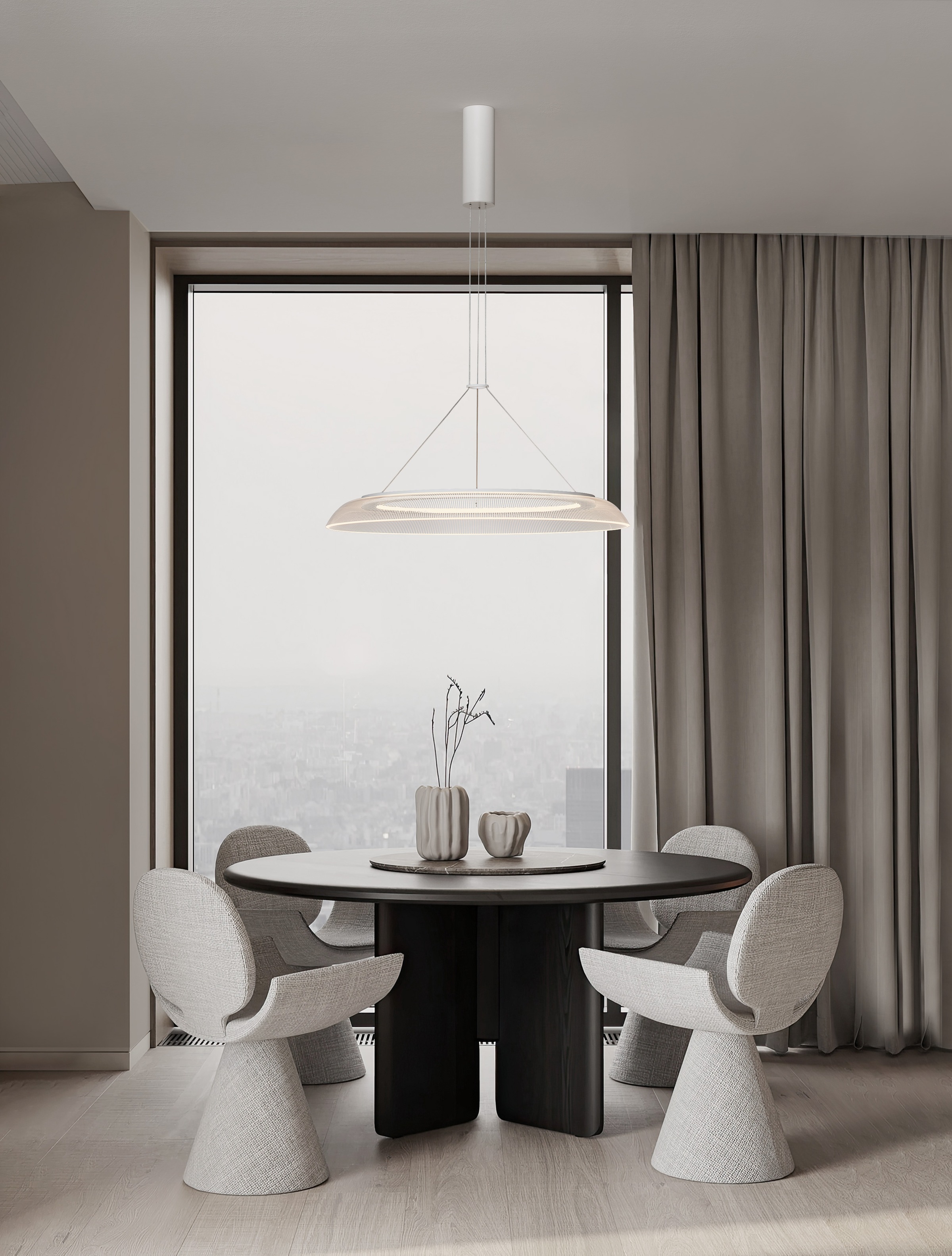Nova Luce Pendelleuchte »MANTLE« LED-Modul 1 Stk. Warmweiß günstig online kaufen