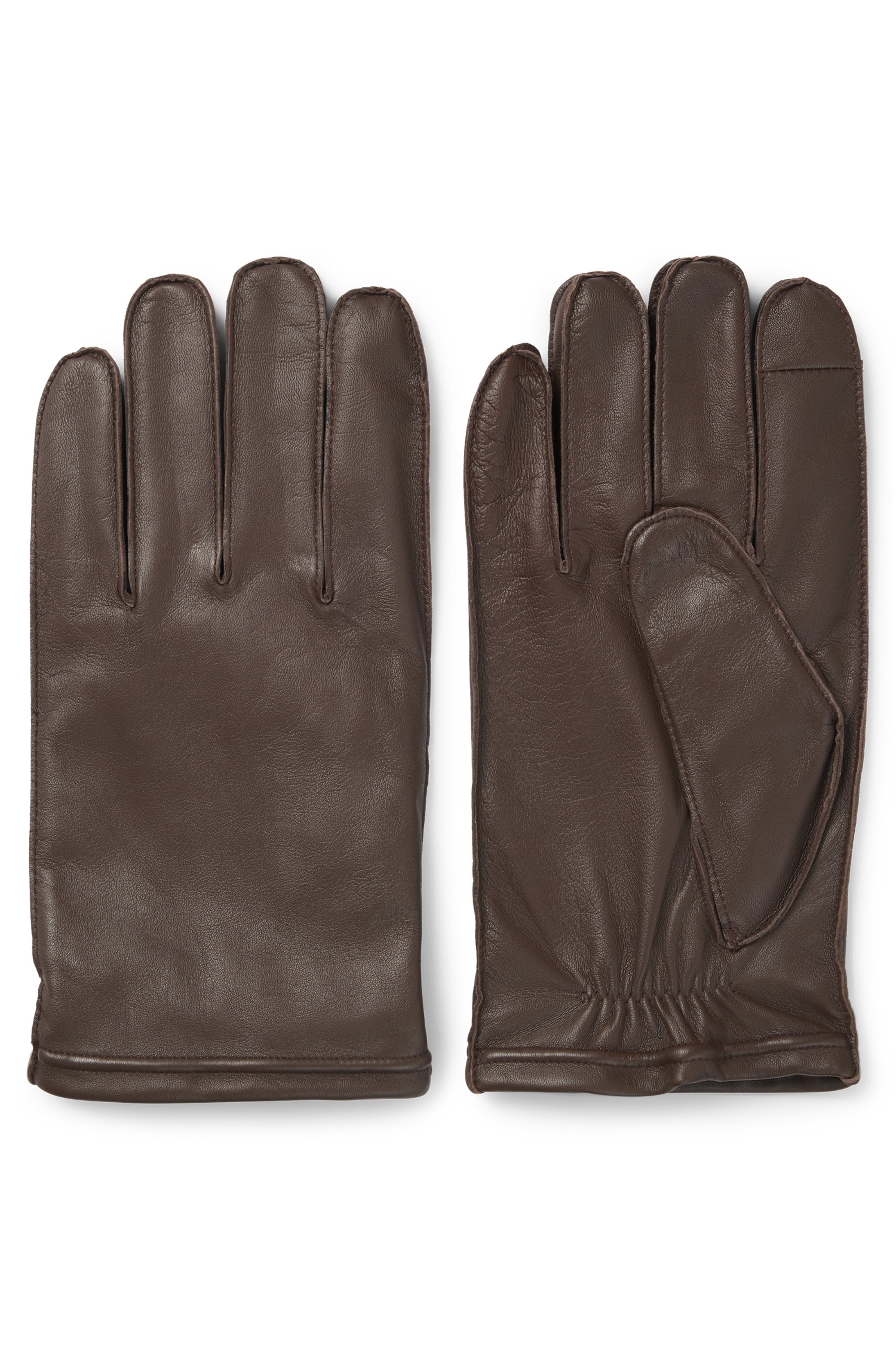 BOSS Lederhandschuhe »Kranton-ME«, mit Touch Tech Fingertips